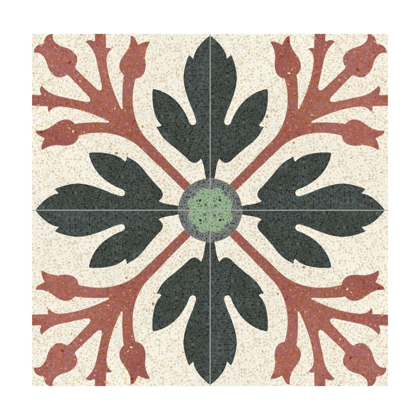 Flores Set of 13 Terrazzo Tiles - Romano
