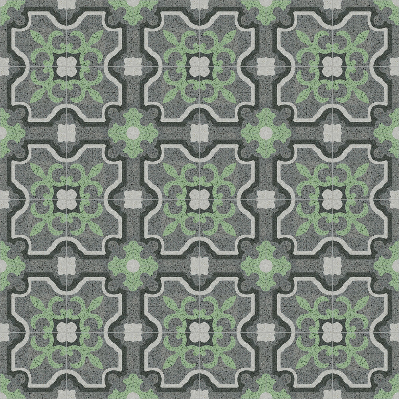 Versus Set of 13 Terrazzo Tiles - Romano
