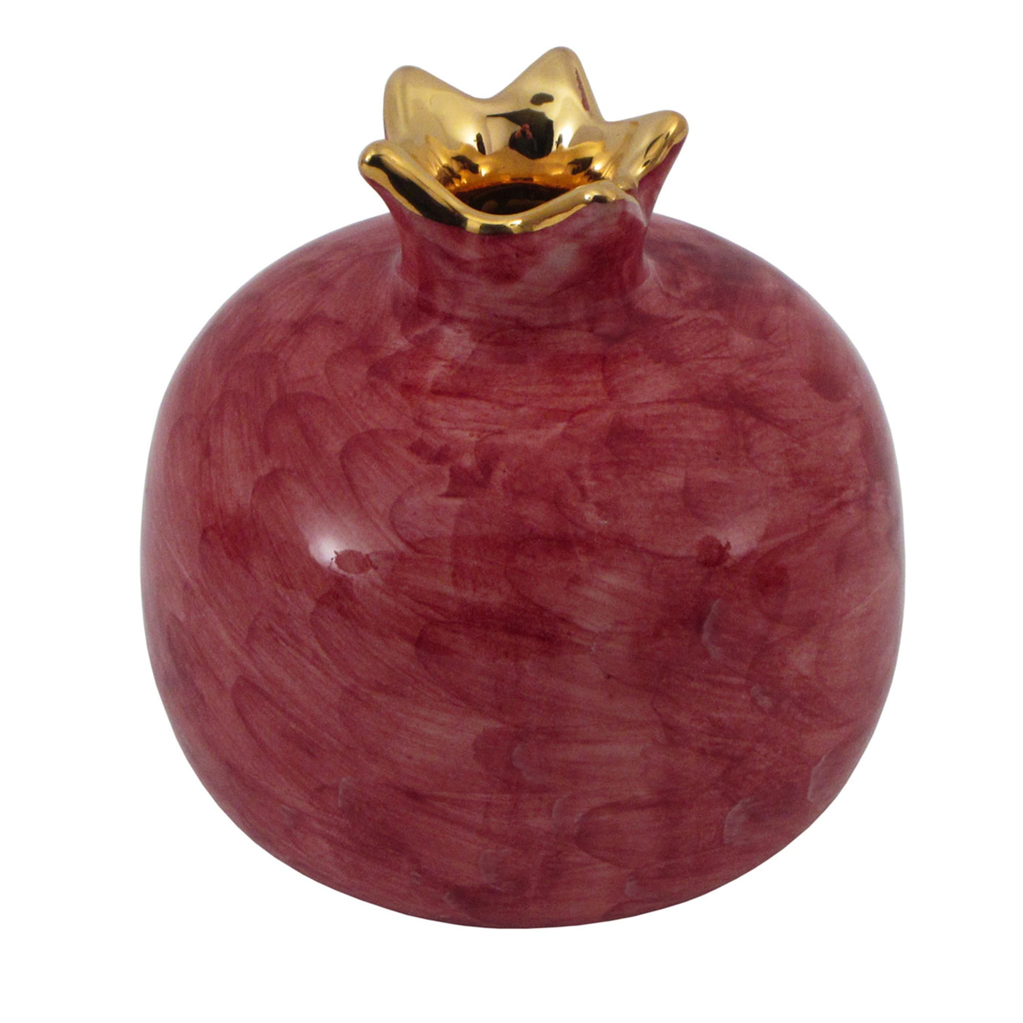 Small Magenta Ceramic Pomegranate - Main view