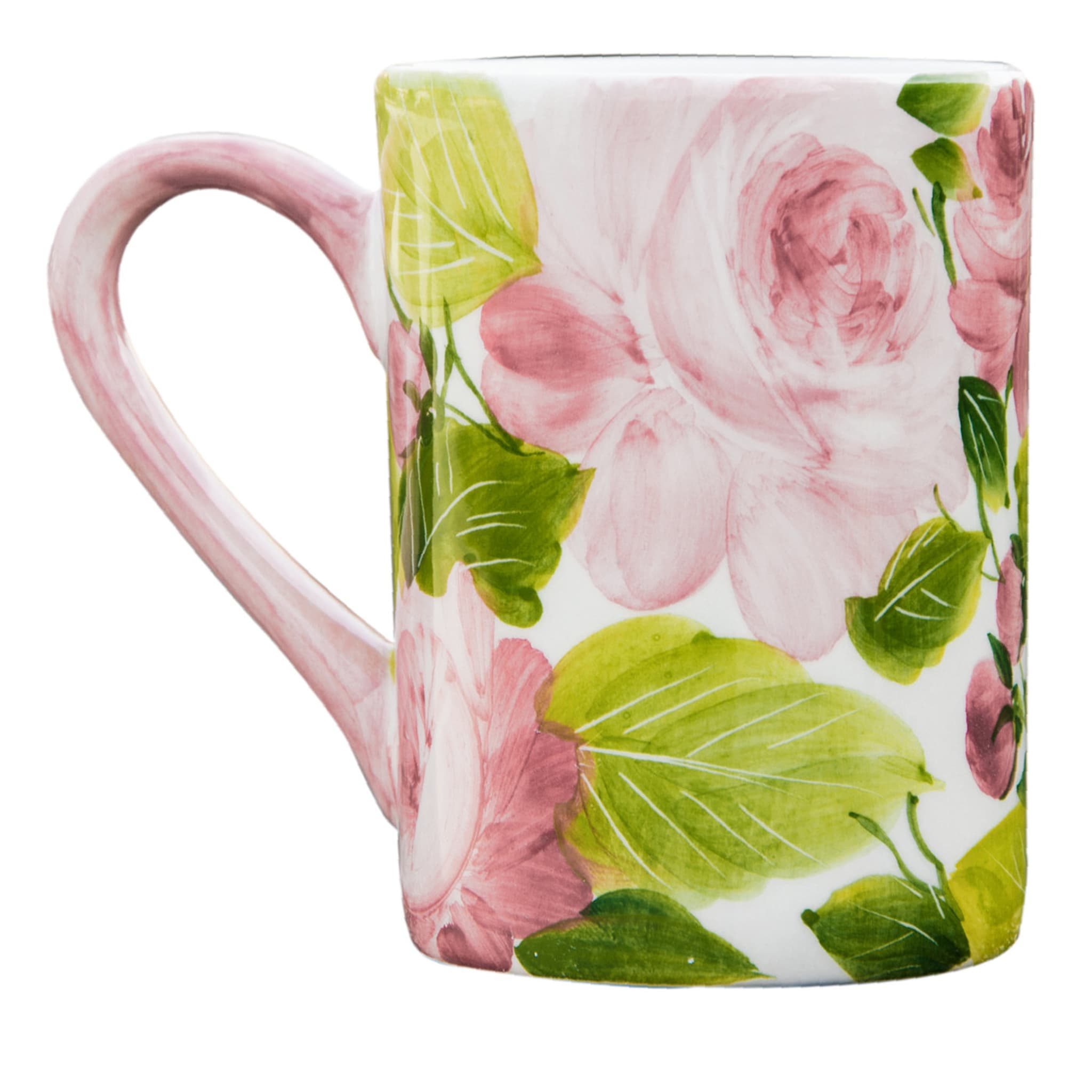 Set di 2 tazze con rose rosa - Vista principale