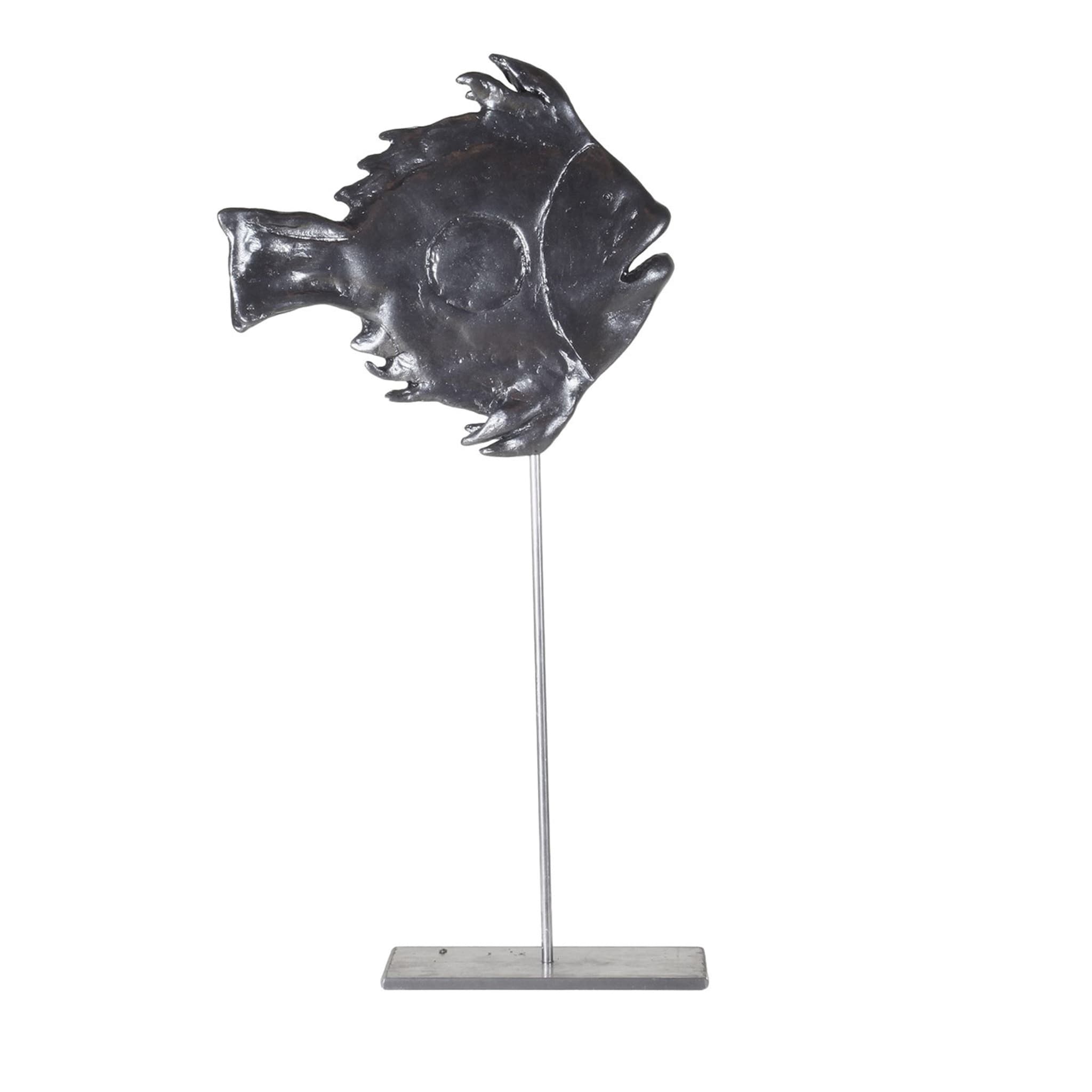 San Pietro Sculpture petit poisson noir - Vue principale
