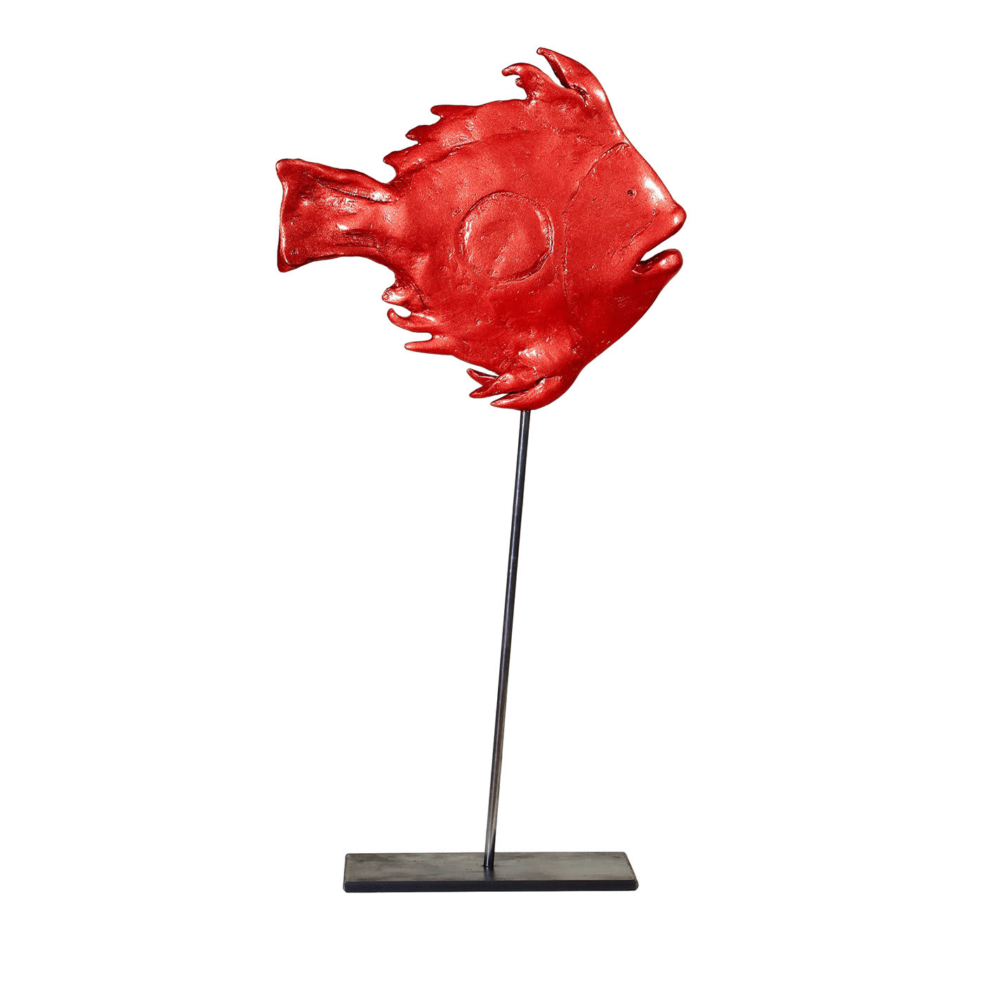 San Pietro Red Fish Sculpture - Atelier Pietrantonio