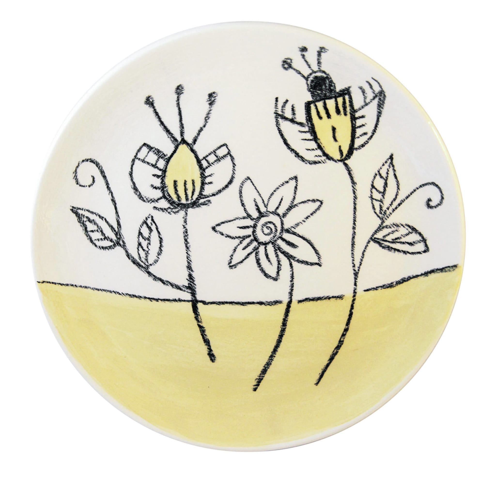 Flowers Decorative Plate - Main view