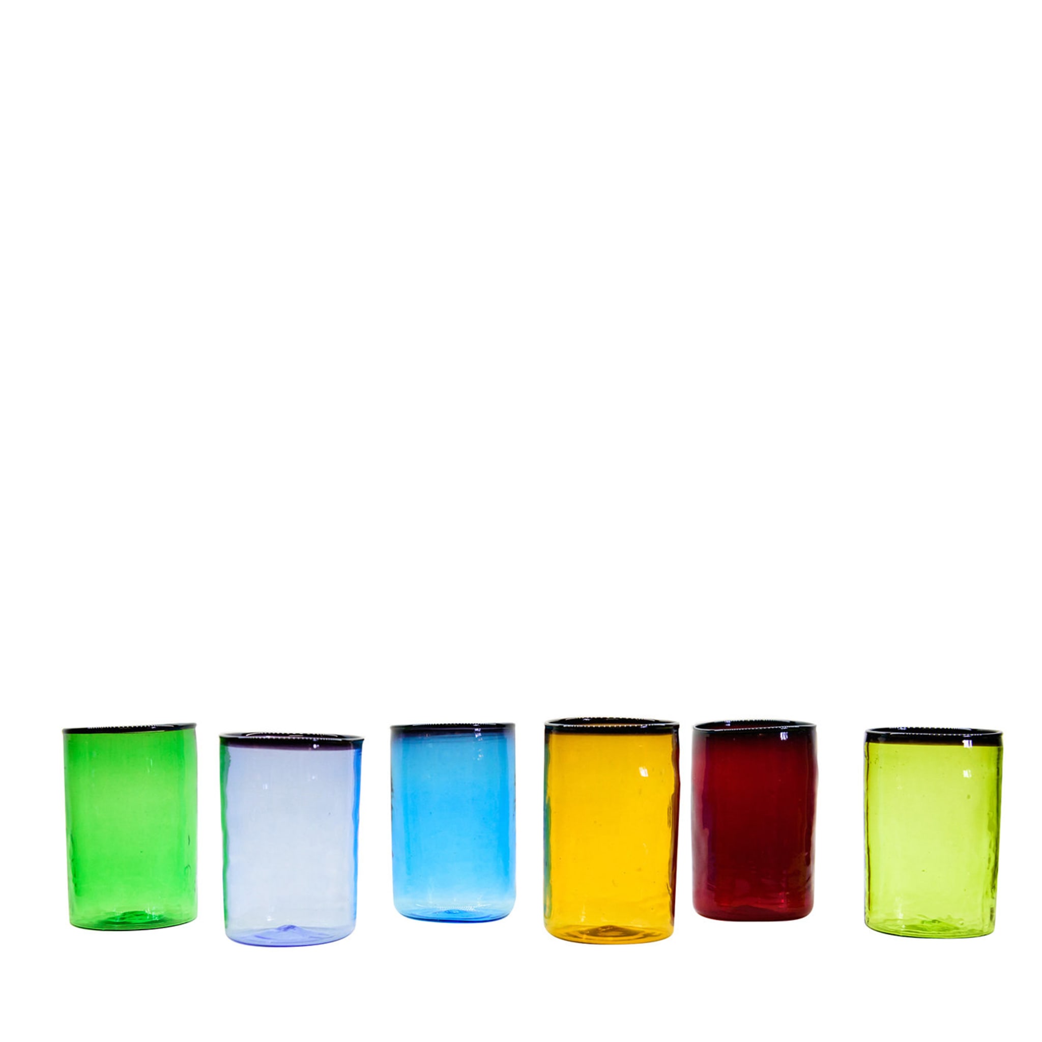 Set di 6 bicchieri da liquore multicolore - Vista principale