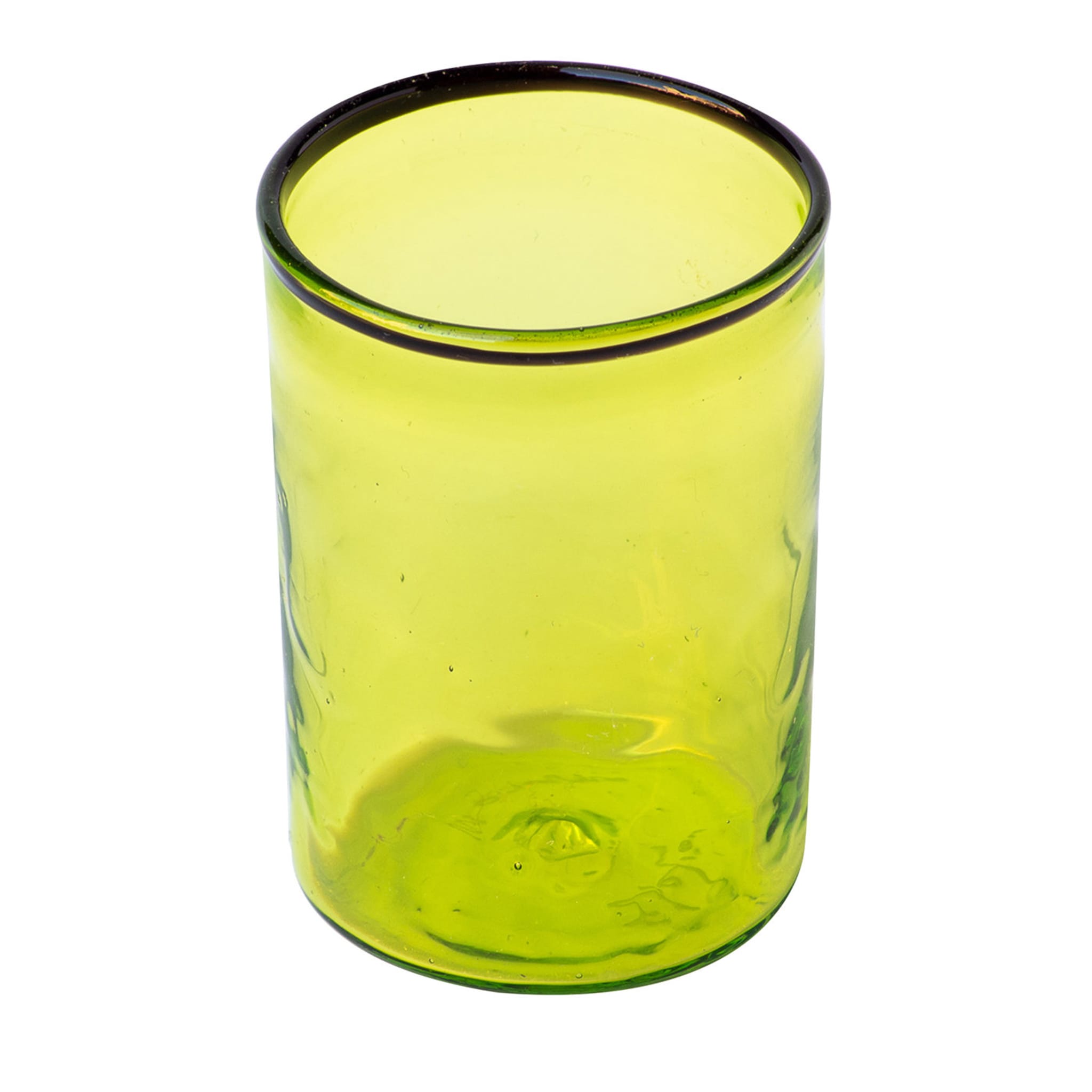 Set of 6 Yellow Liquor Glasses - Main view