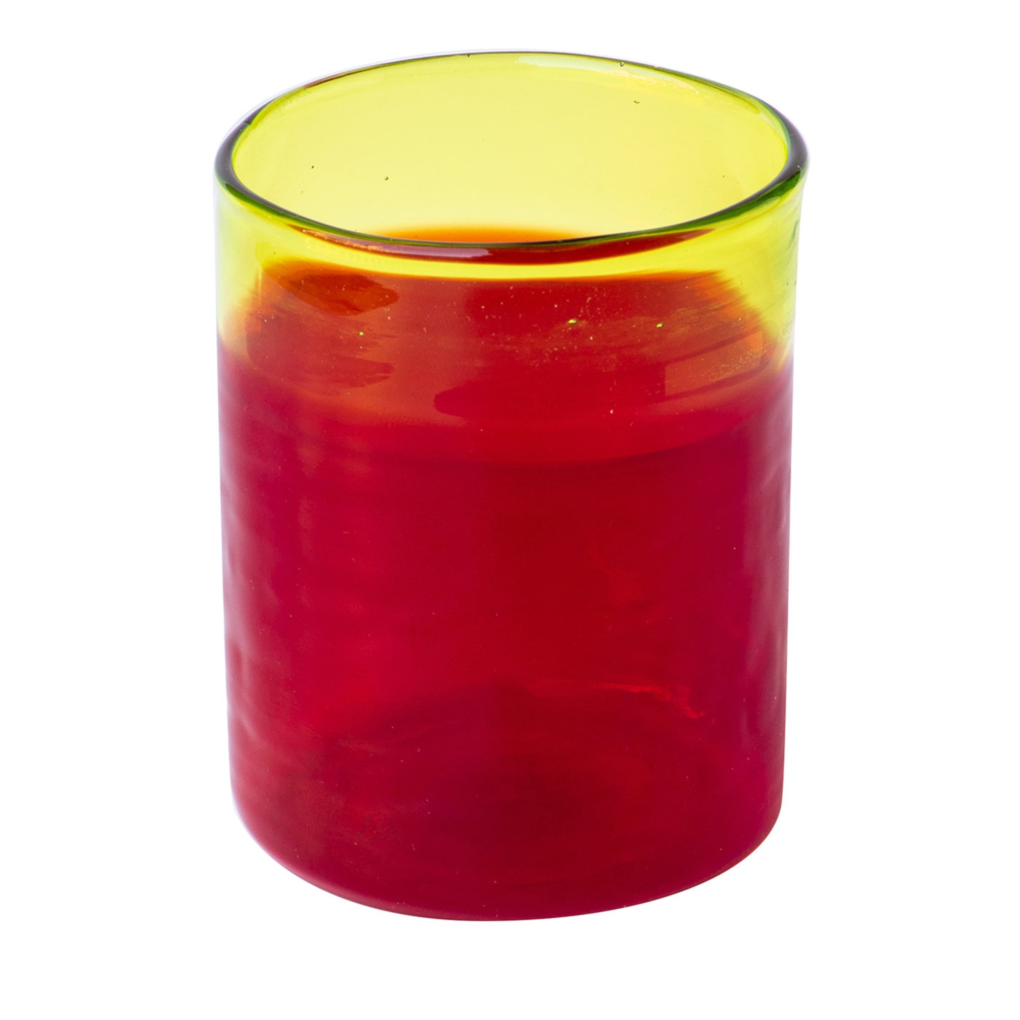 Set di 6 bicchieri rossi/gialli - Vista principale