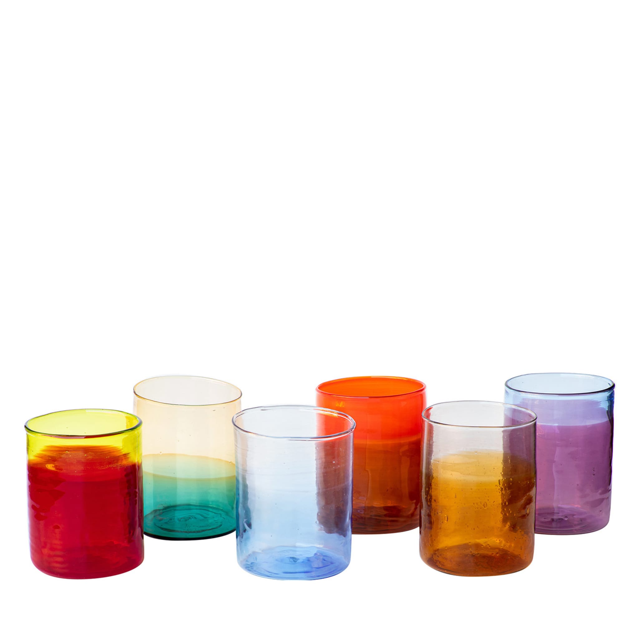Set di 6 bicchieri bicolore multicolor #2 - Vista principale