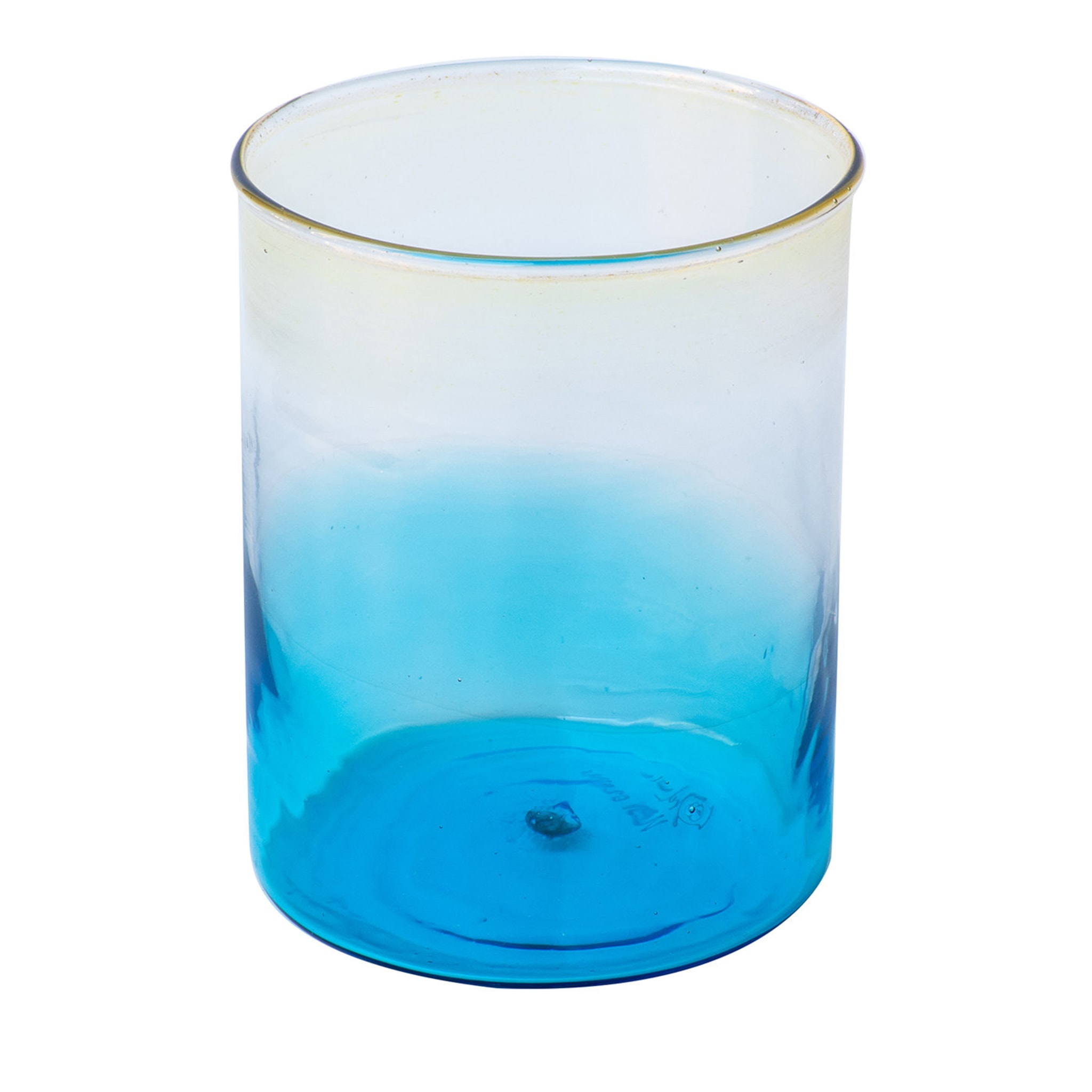 Set of 6 Blurred Turquoise Glasses - Main view