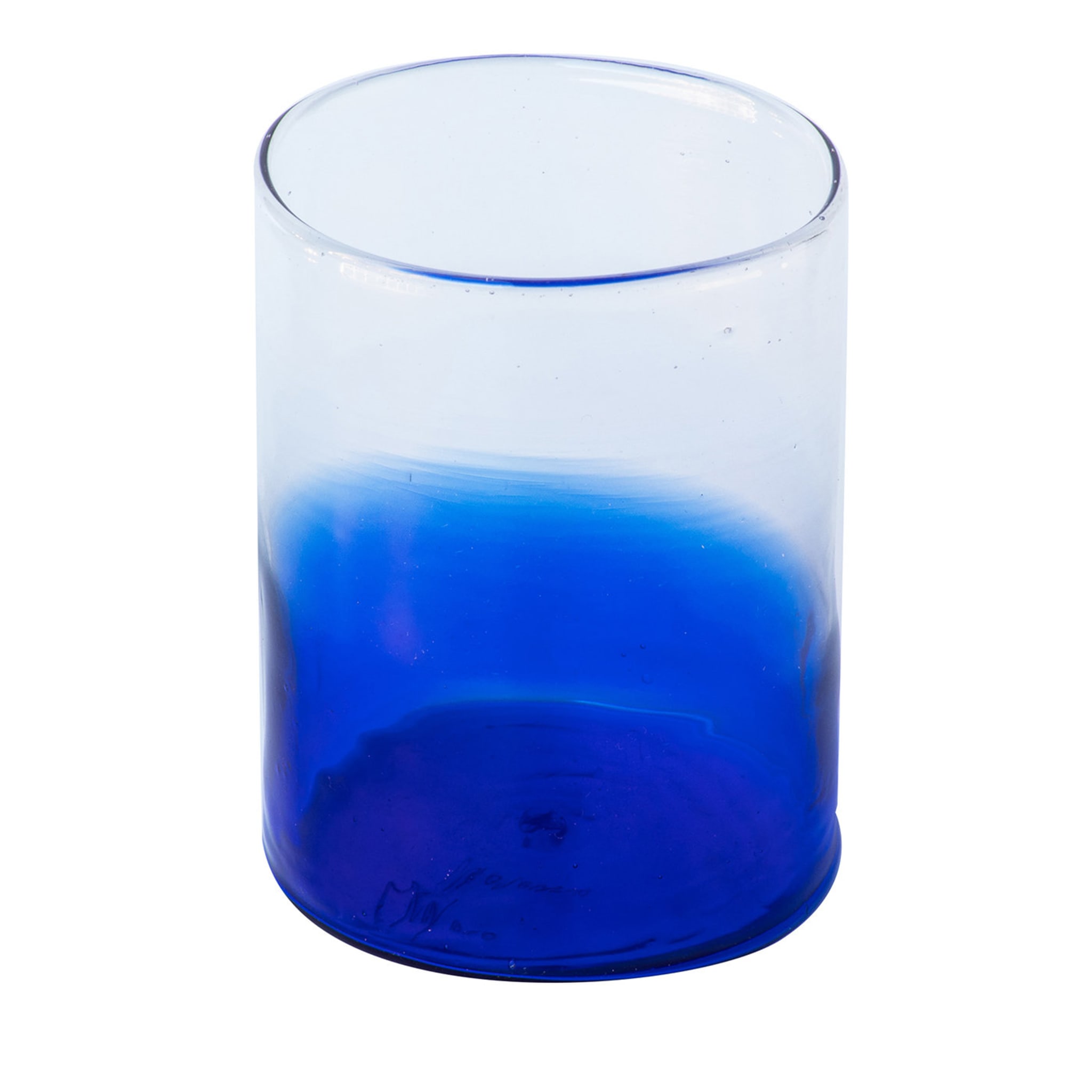 Set di 6 bicchieri blu sfumati - Vista principale