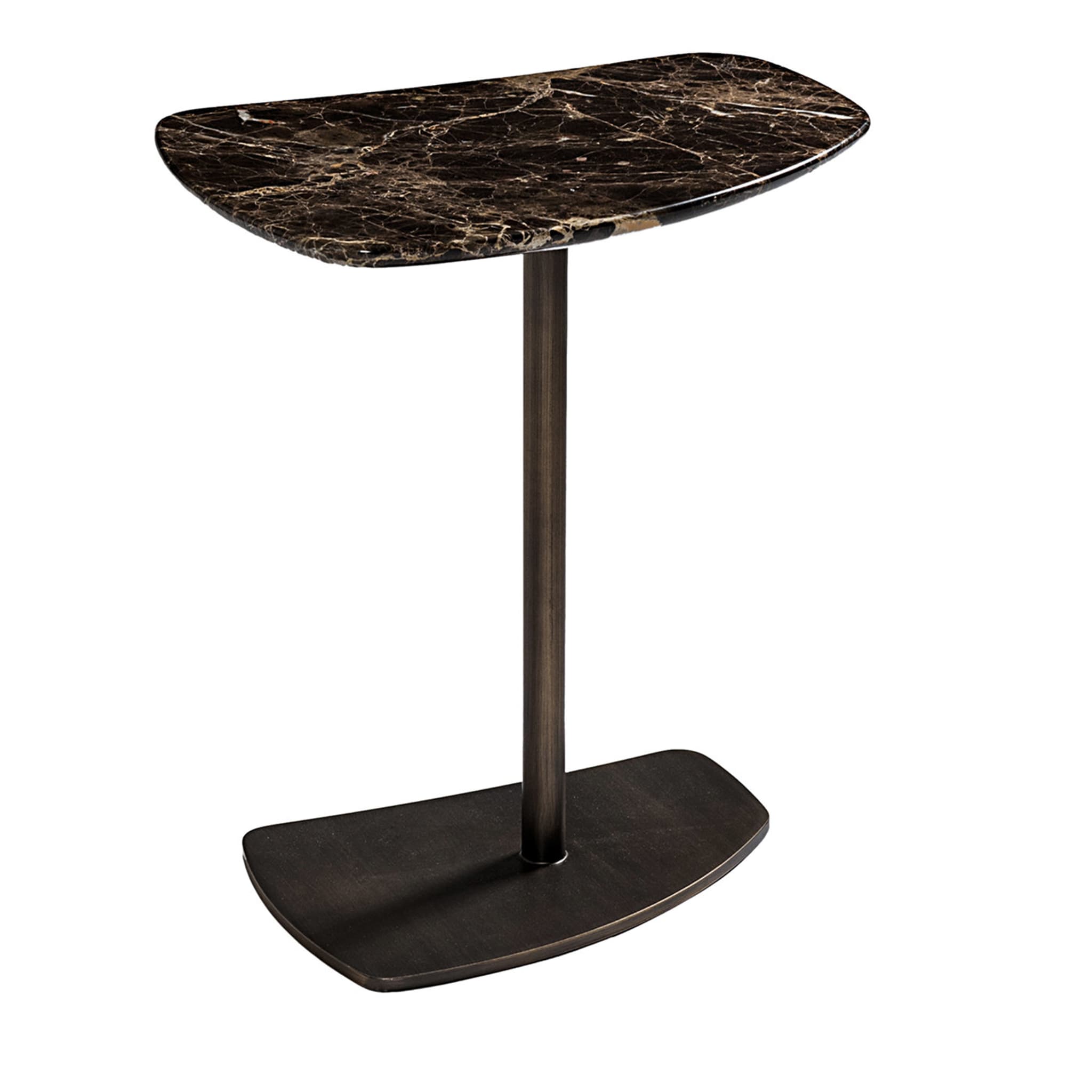 Like Rolling Stones Tall Side Table with Marble Top - Main view