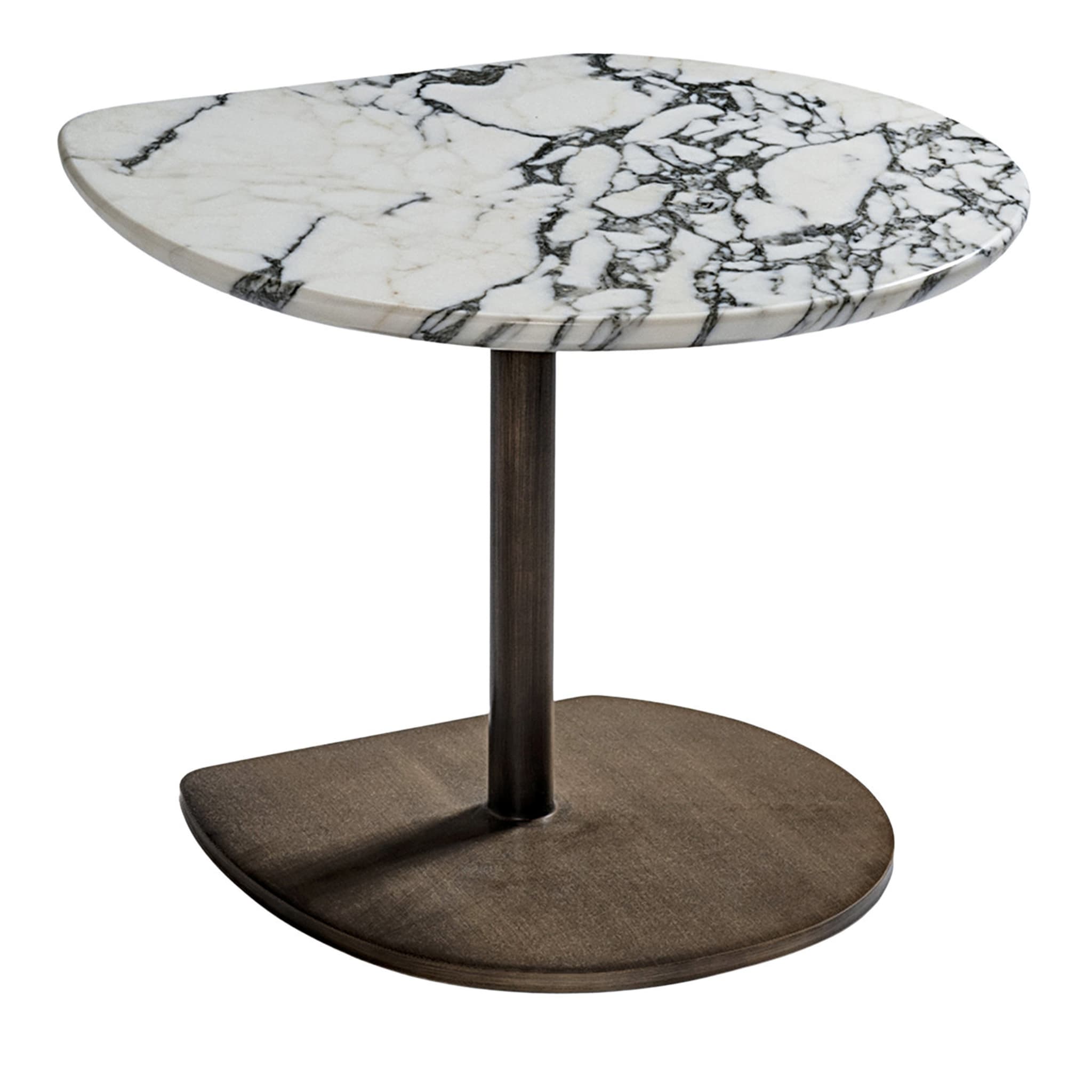 Like Rolling Stones Low Side Table with Marble Top - Main view