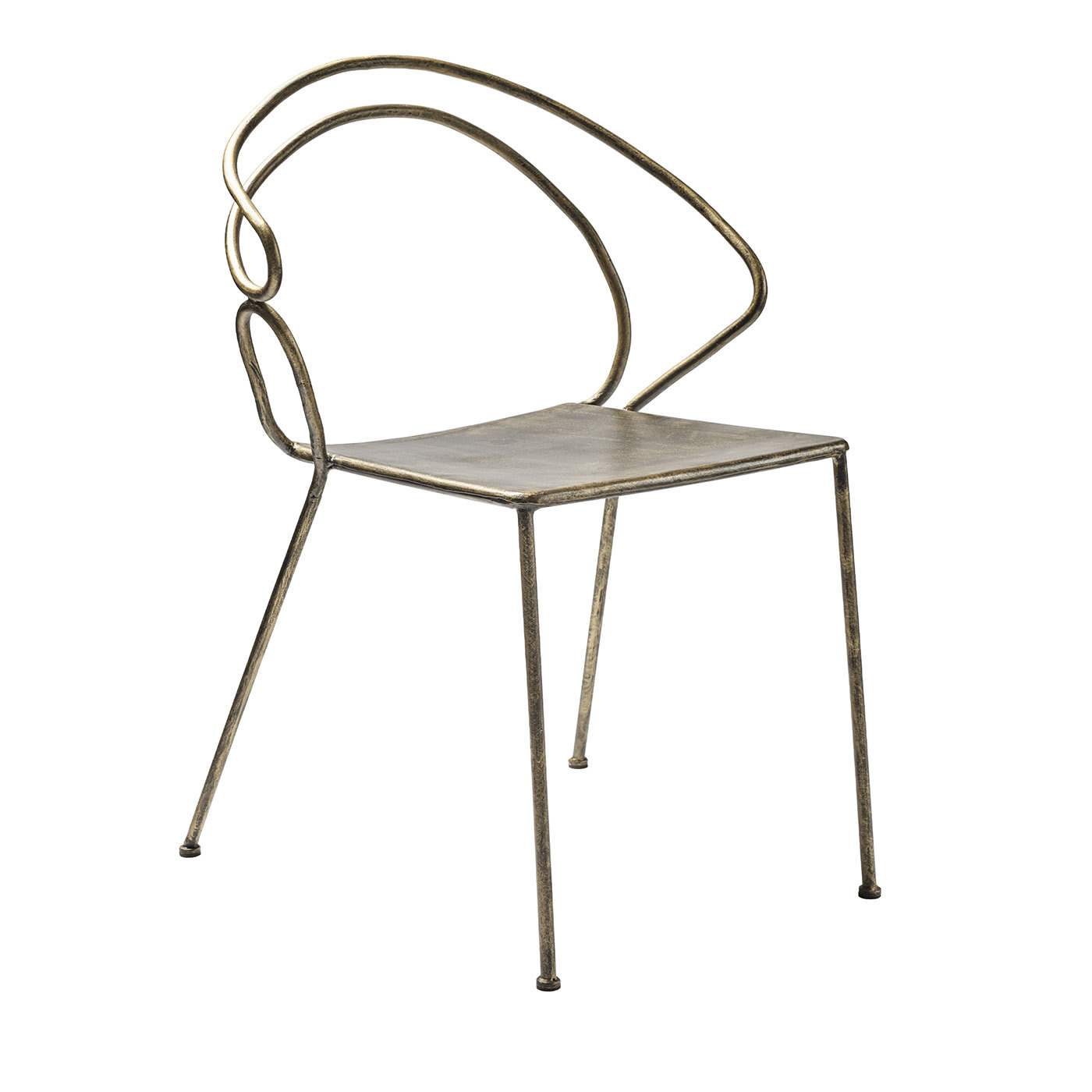 Re-Bis Iron Chair by Antonio Saporito - Travertini & Pietre