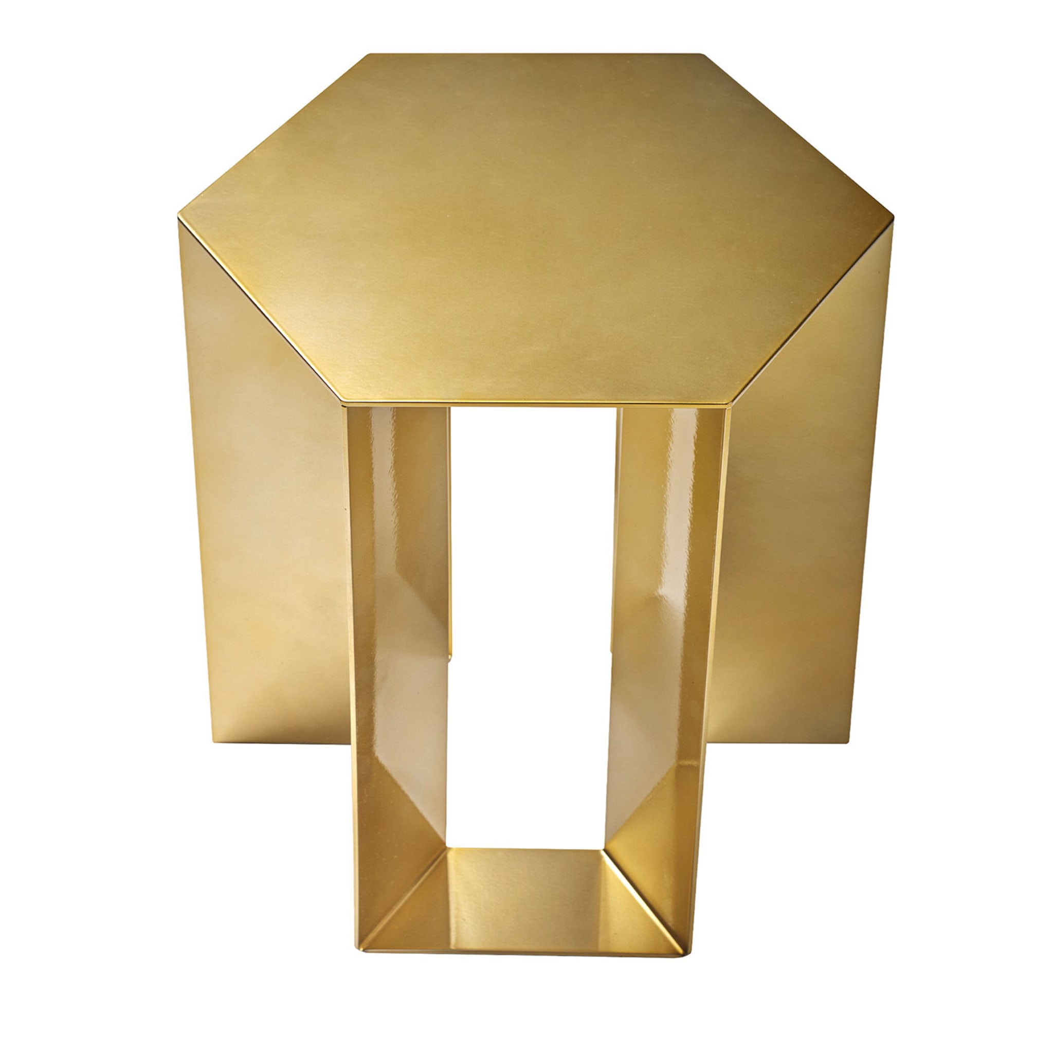 Alato Golden Side Table by Antonio Saporito - Main view