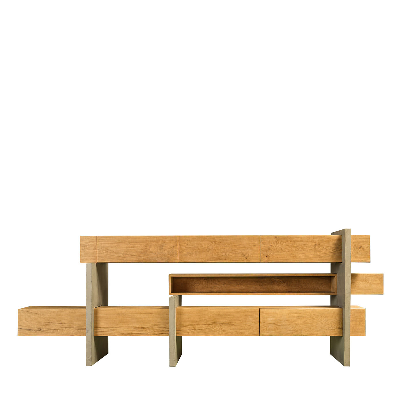 GM7 Oak Sideboard by Giacomo Moor - Post Design - Memphis