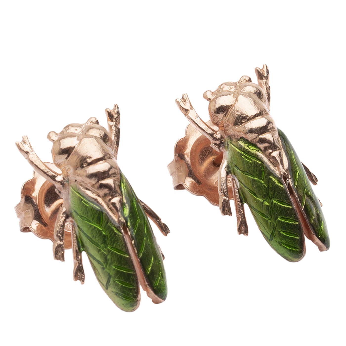 Emerald Moth Earrings - Ilenia Corti Vernissage