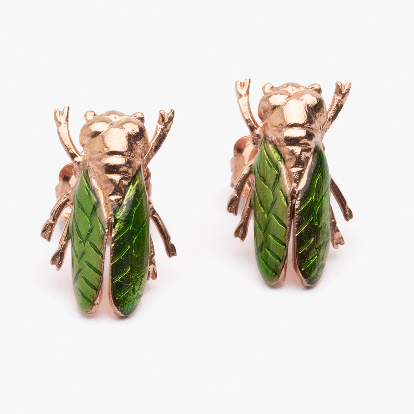 Emerald Moth Earrings - Ilenia Corti Vernissage