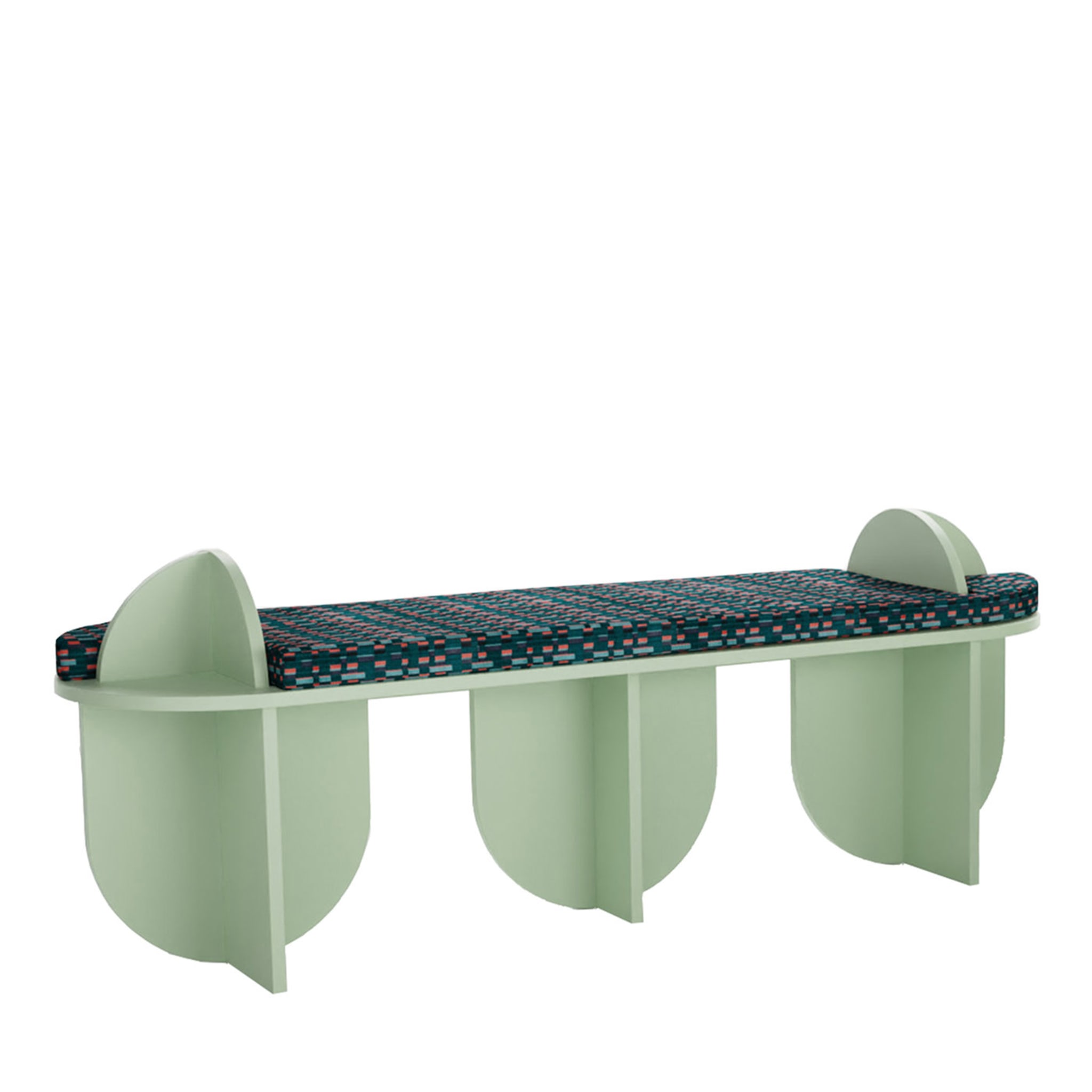 F4 Piccadilly Teal Bench - Main view