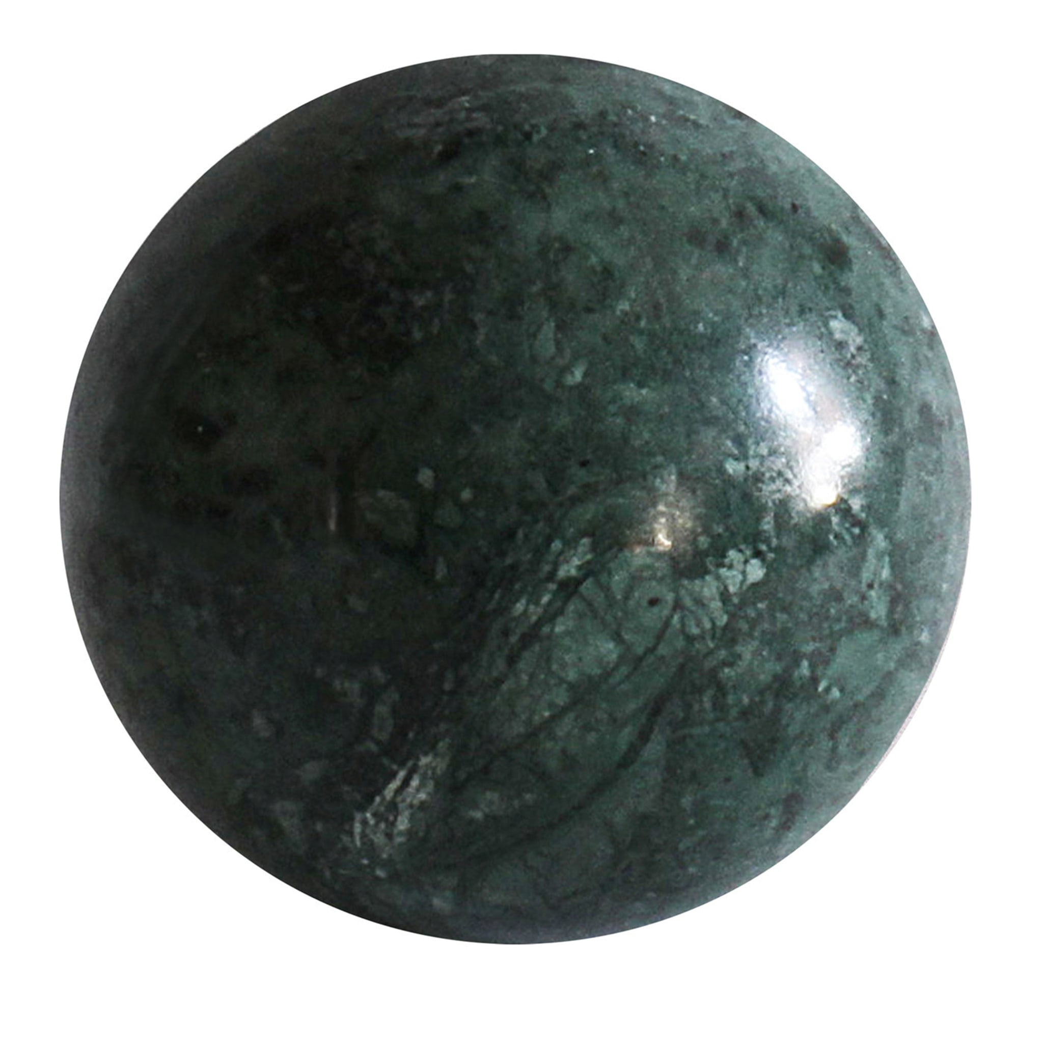 Esfera decorativa de mármol verde - Vista principal