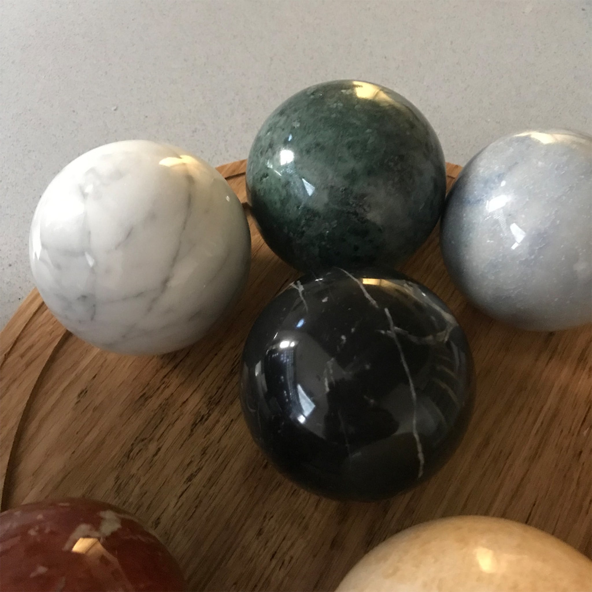 Green Marble Decorative Sphere - Alternative view 1