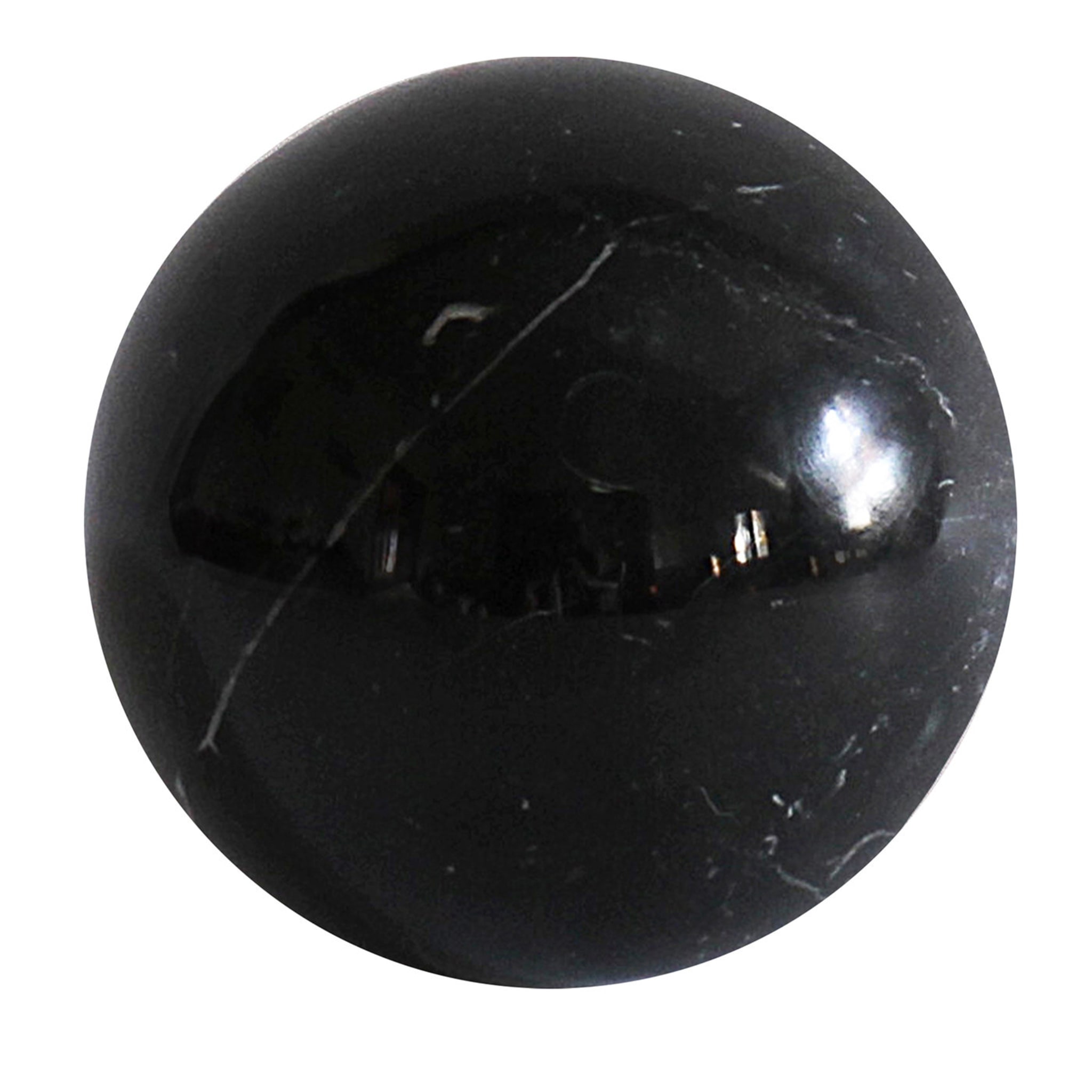 Sphère décorative en marbre noir - Vue principale
