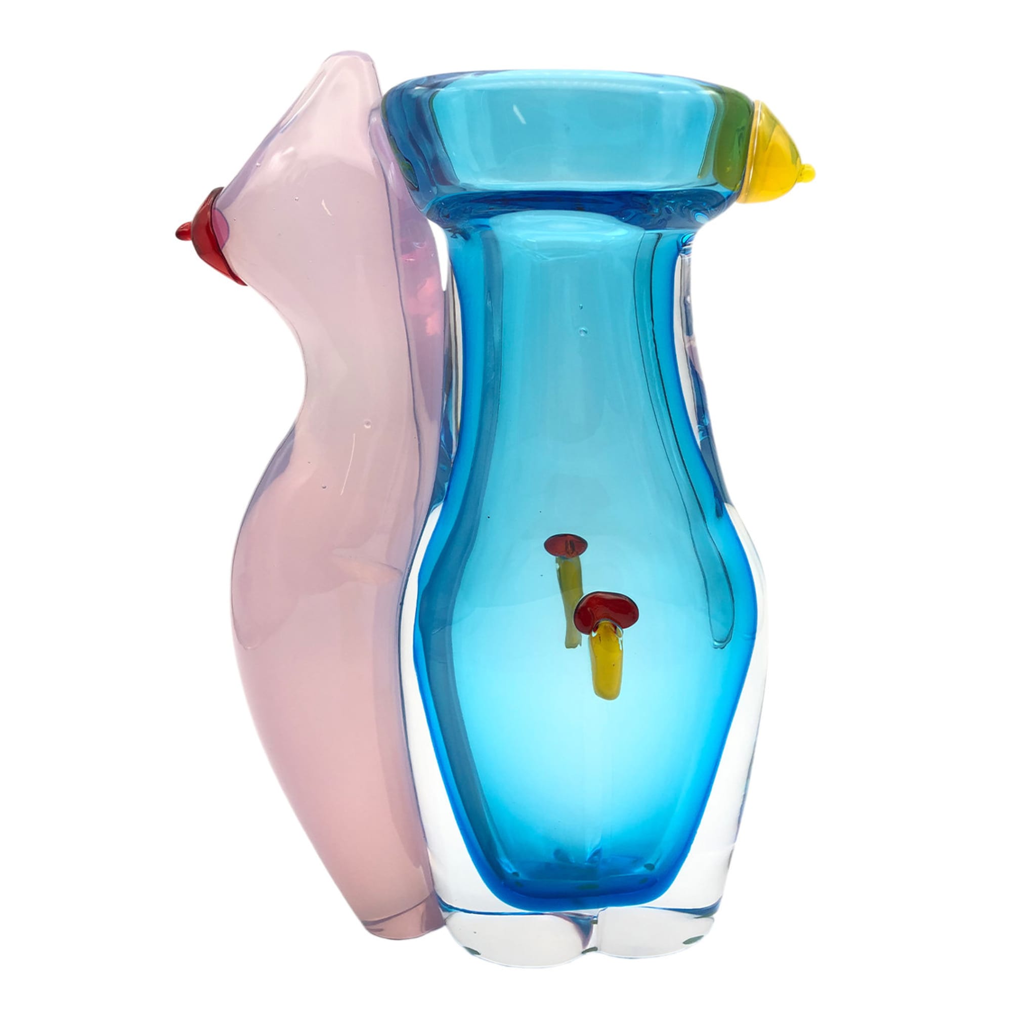 Eros Aquamarine Vase #2 by Toso Cristiano - Main view