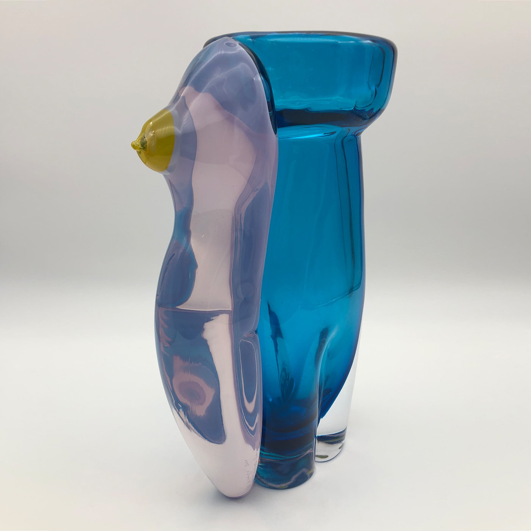 Eros Aquamarine Vase #1 by Toso Cristiano - Alternative view 1