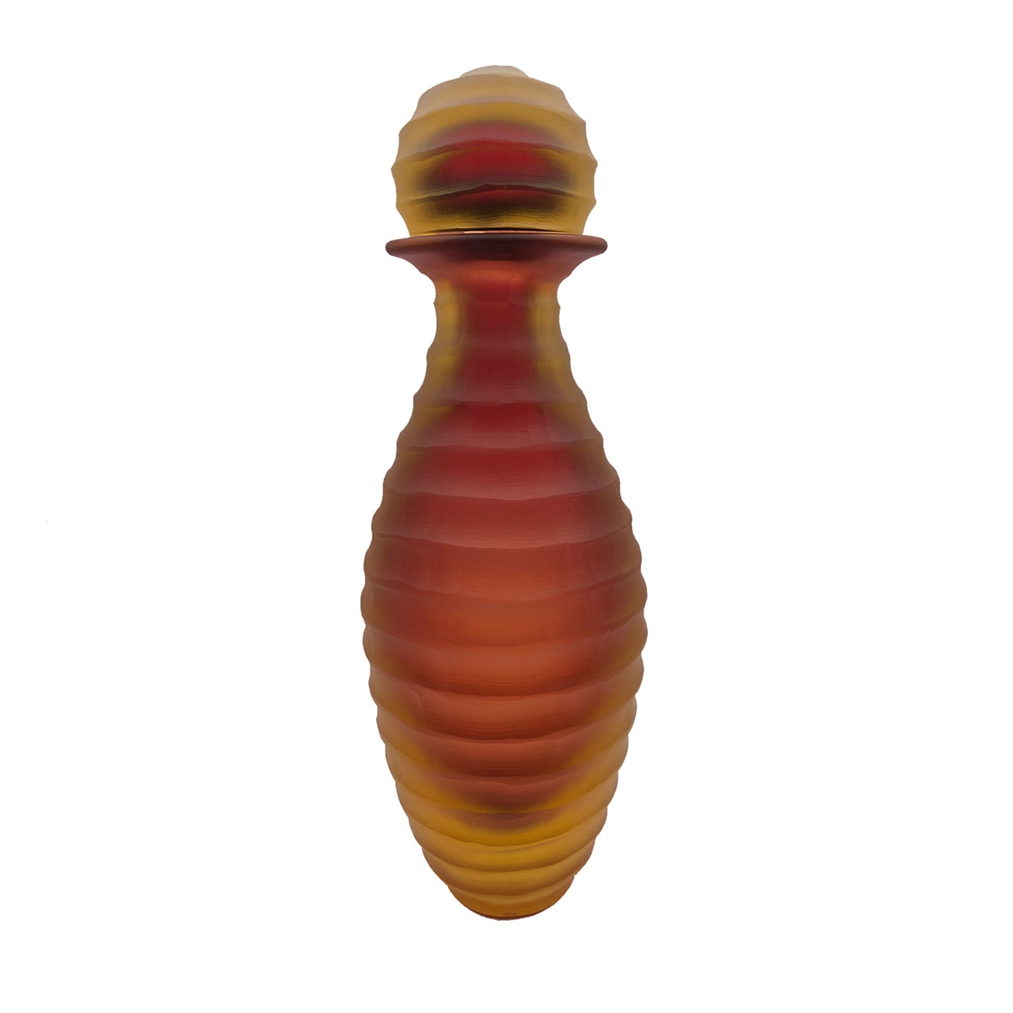 Tall Ruby Bottle par Achille D'Este et Renzo Vianello - Vue principale