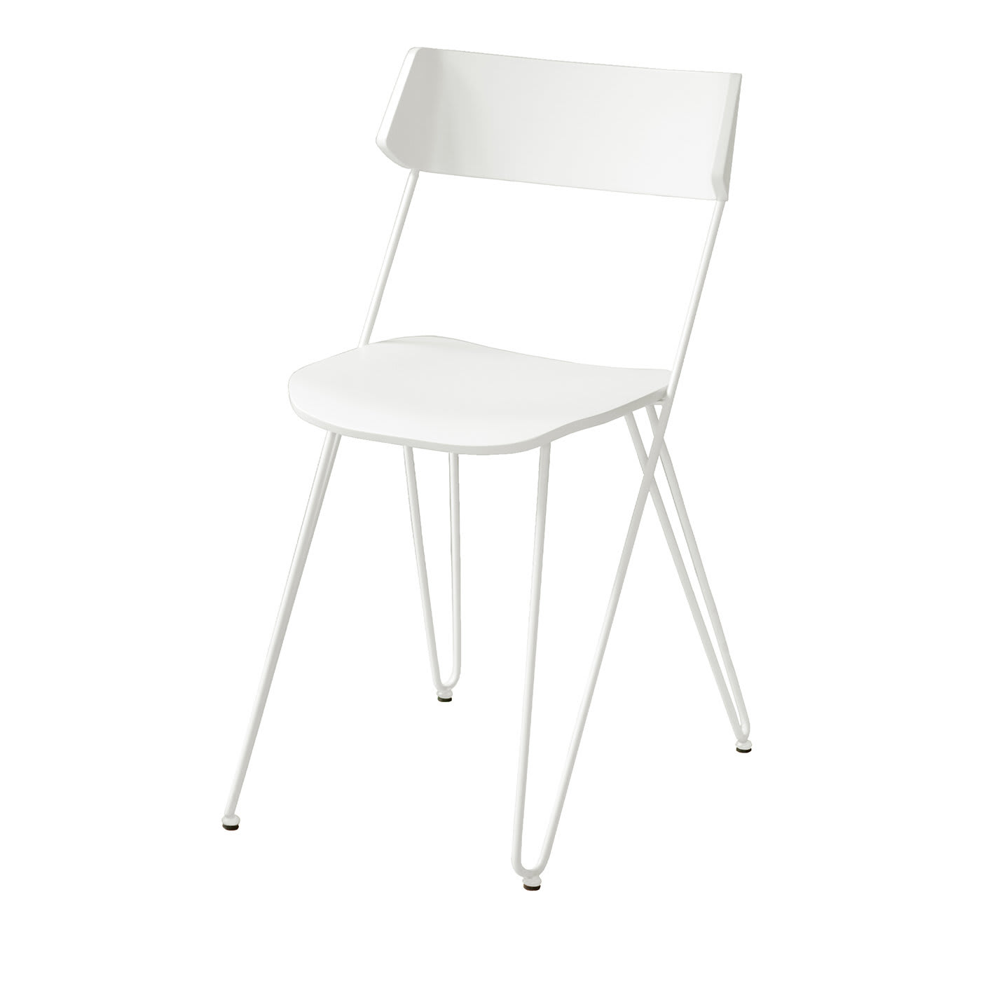 Ibsen White Chair - Greyge