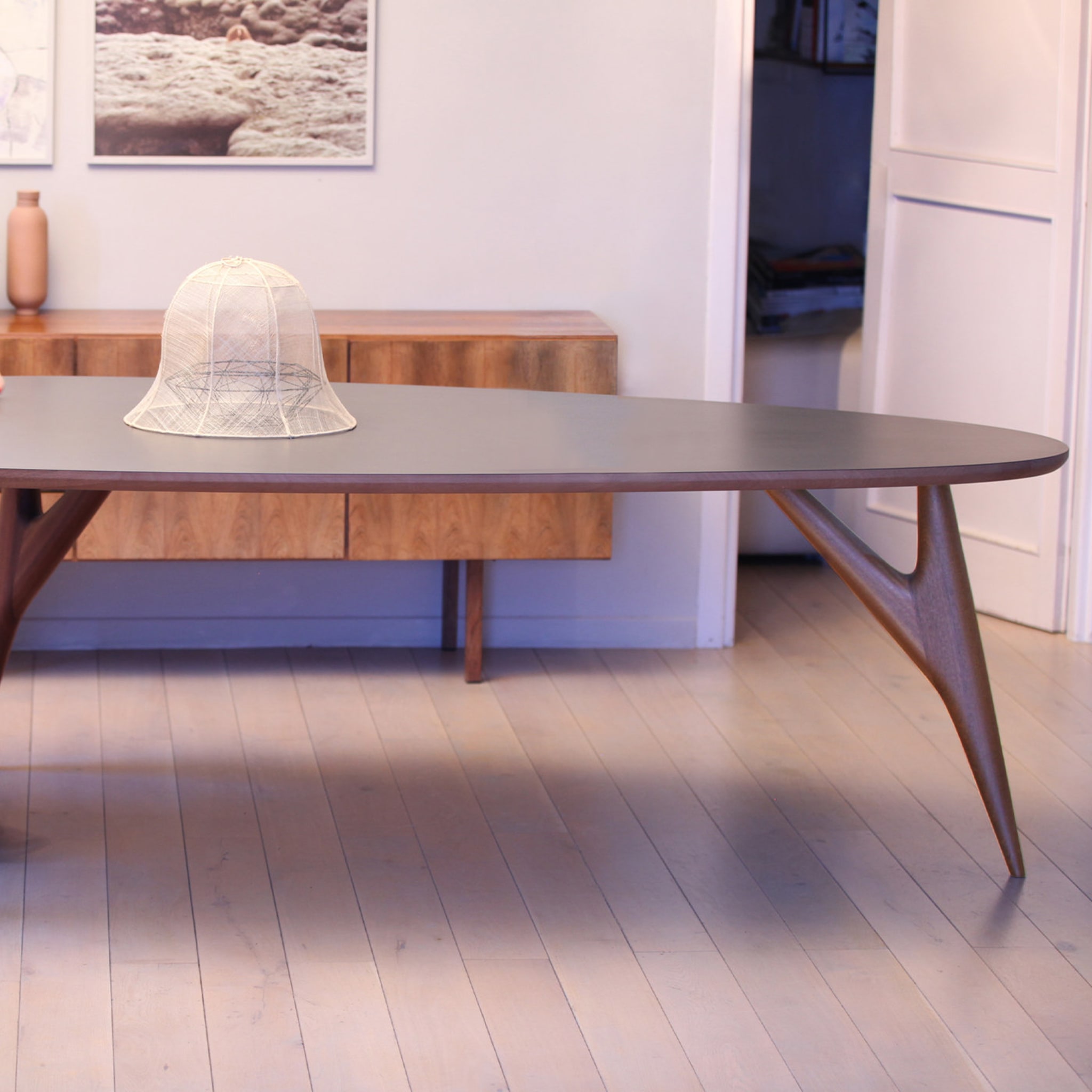Ted One Gray Dining Table - Alternative view 3