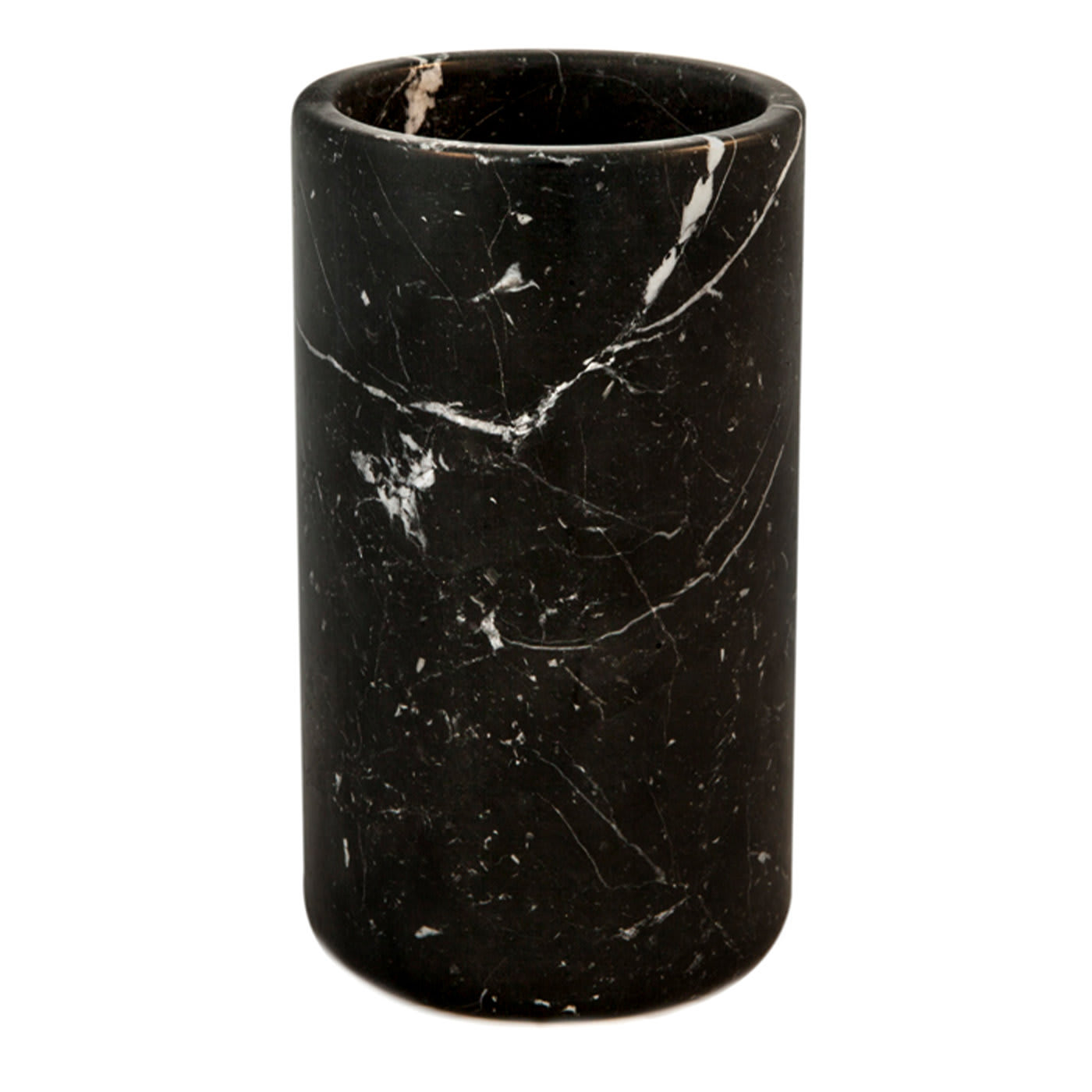 Black Marble Utensil Holder - FiammettaV Home Collection