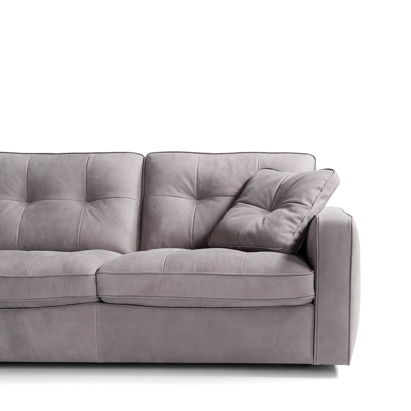 grey suede 2 seater sofa