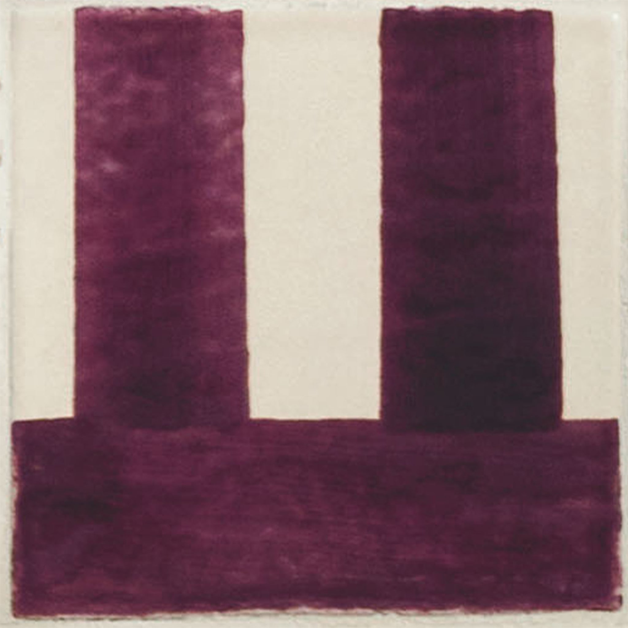 Alfabeto Set of 44 White and Purple Tiles by Margherita Rui - Alternative view 1