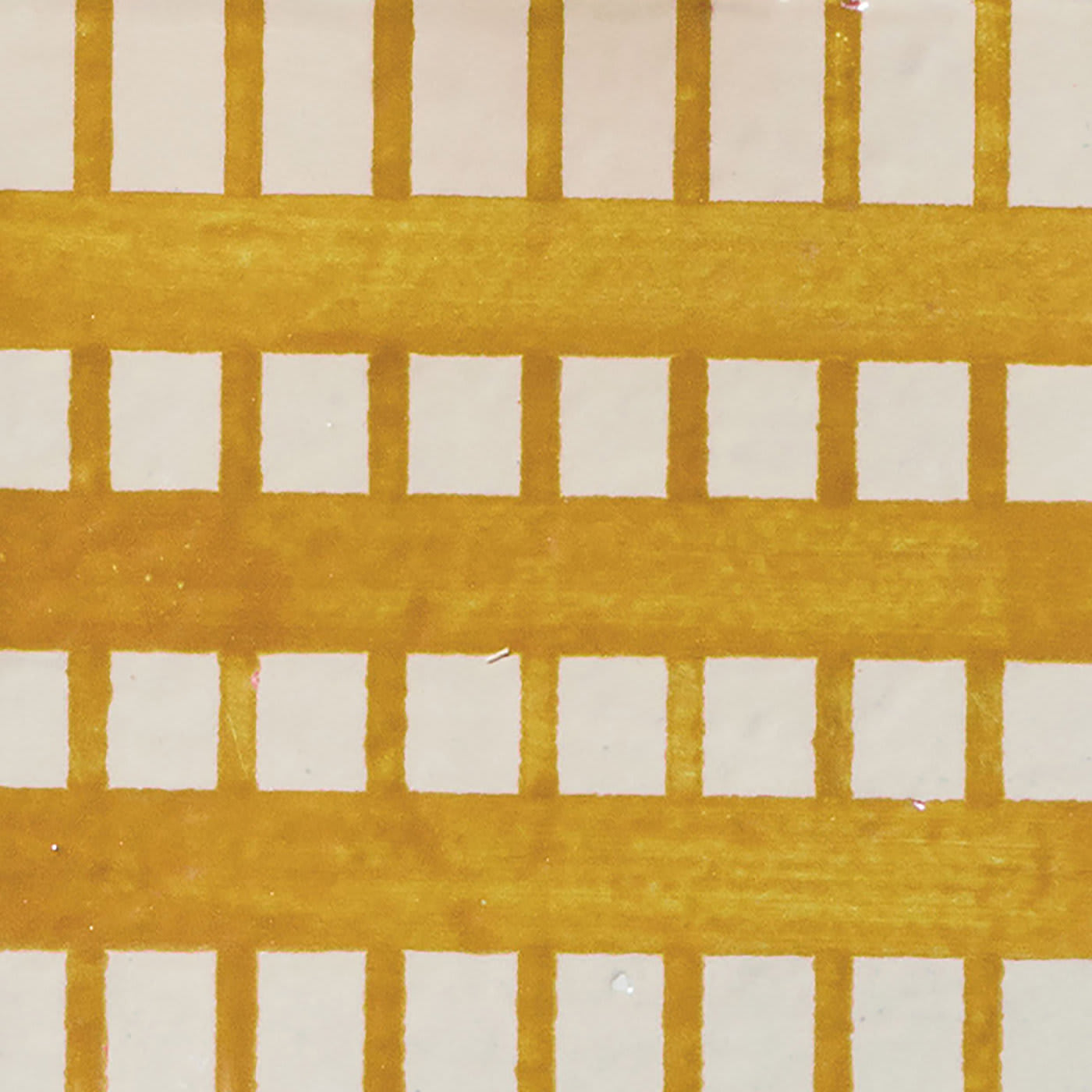 Alfabeto Set of 44 White and Yellow Tiles by Margherita Rui - Ninefifty