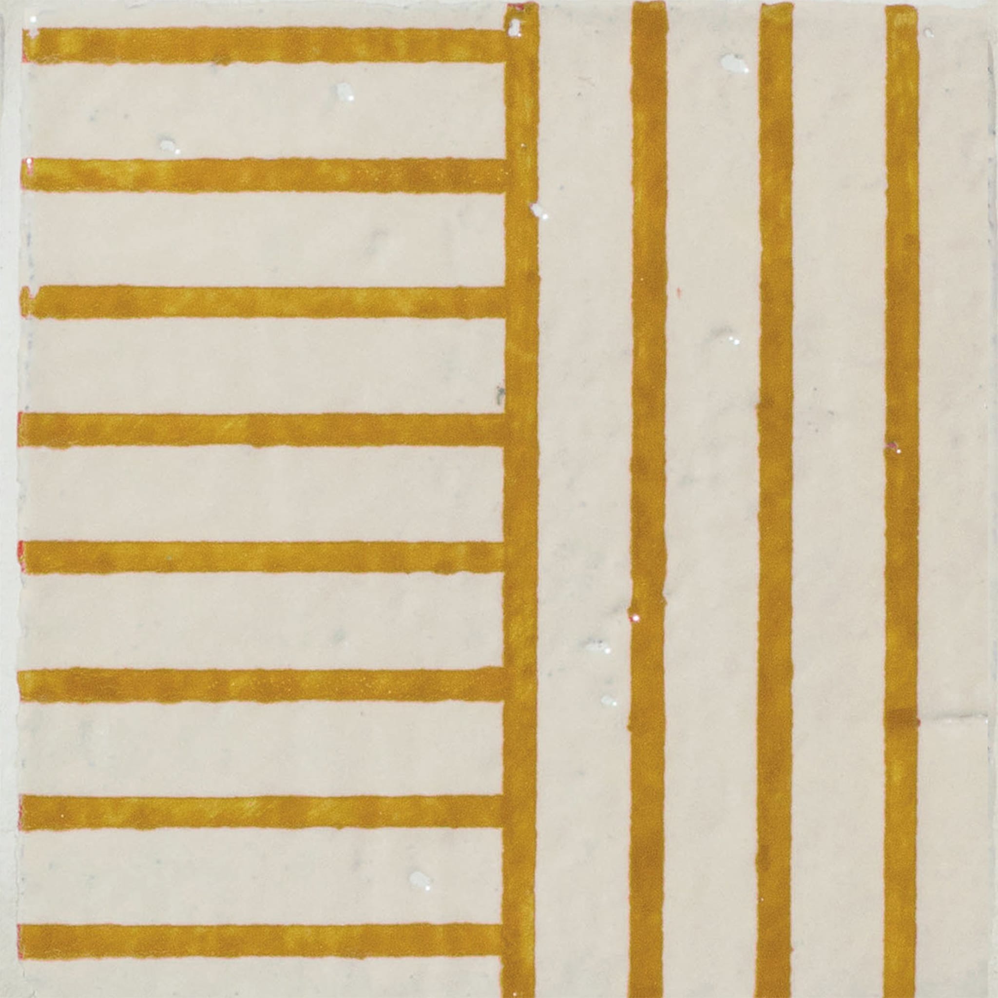 Alfabeto Set of 44 White and Yellow Tiles by Margherita Rui - Alternative view 3