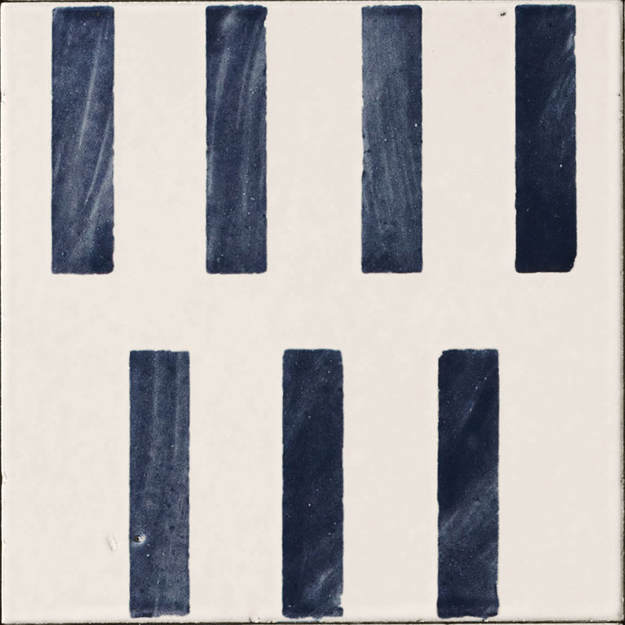 Alfabeto Set of 44 White and Blue Tiles by Margherita Rui - Alternative view 2