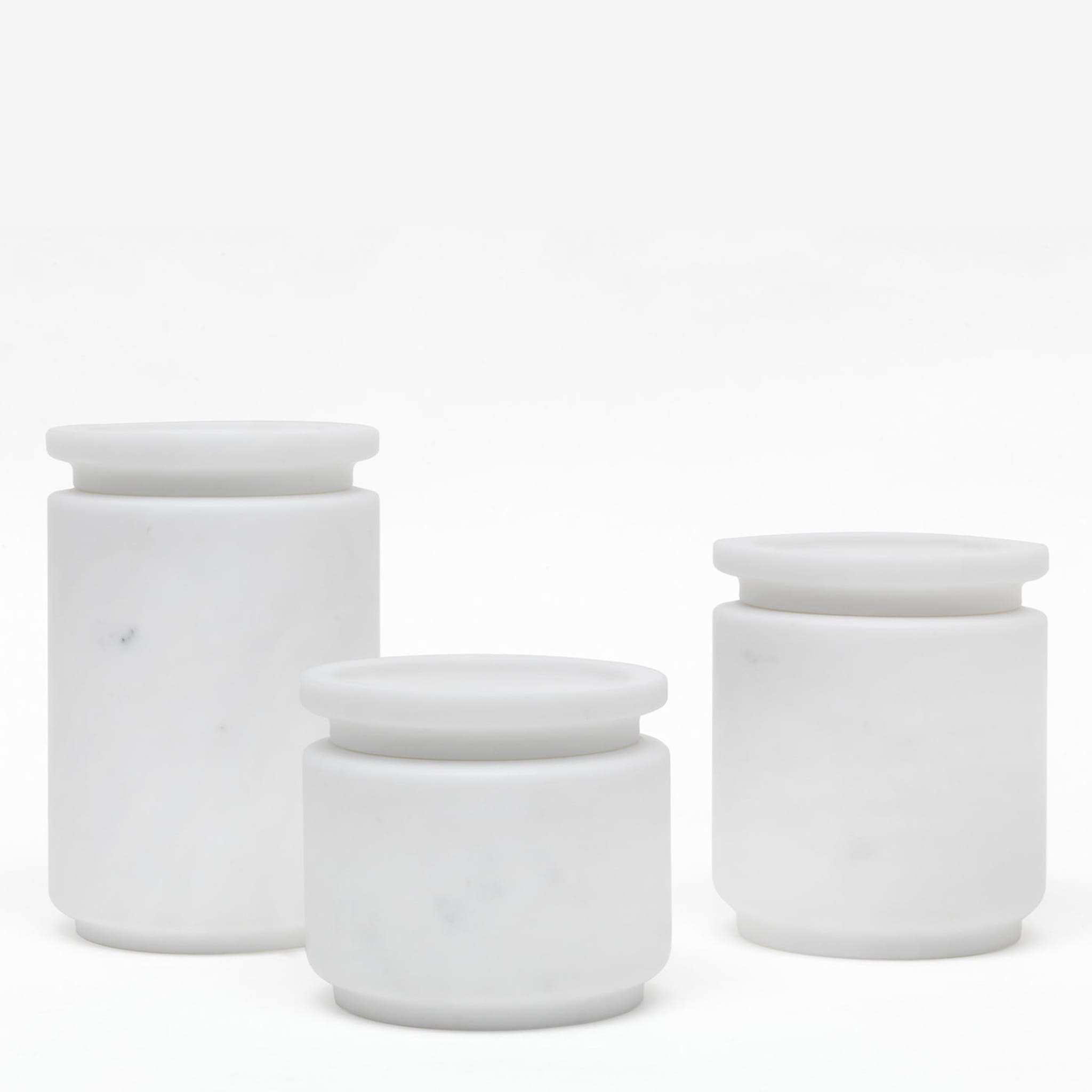 Pyxis Medium White Michelangelo Jar by Ivan Colominas - Alternative view 2
