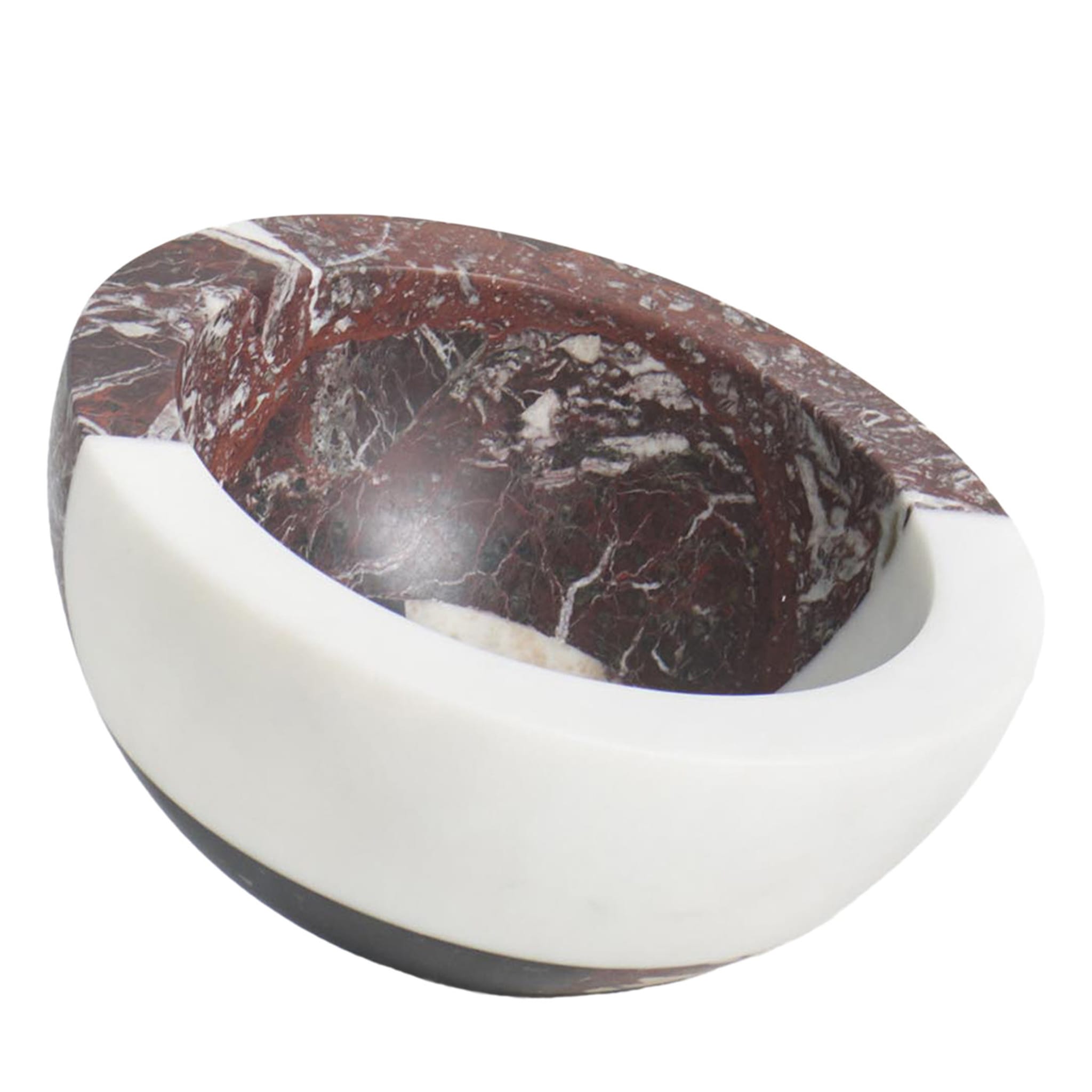 Gae Large Multicolor Marble Bowl by Arthur Arbesser - Main view