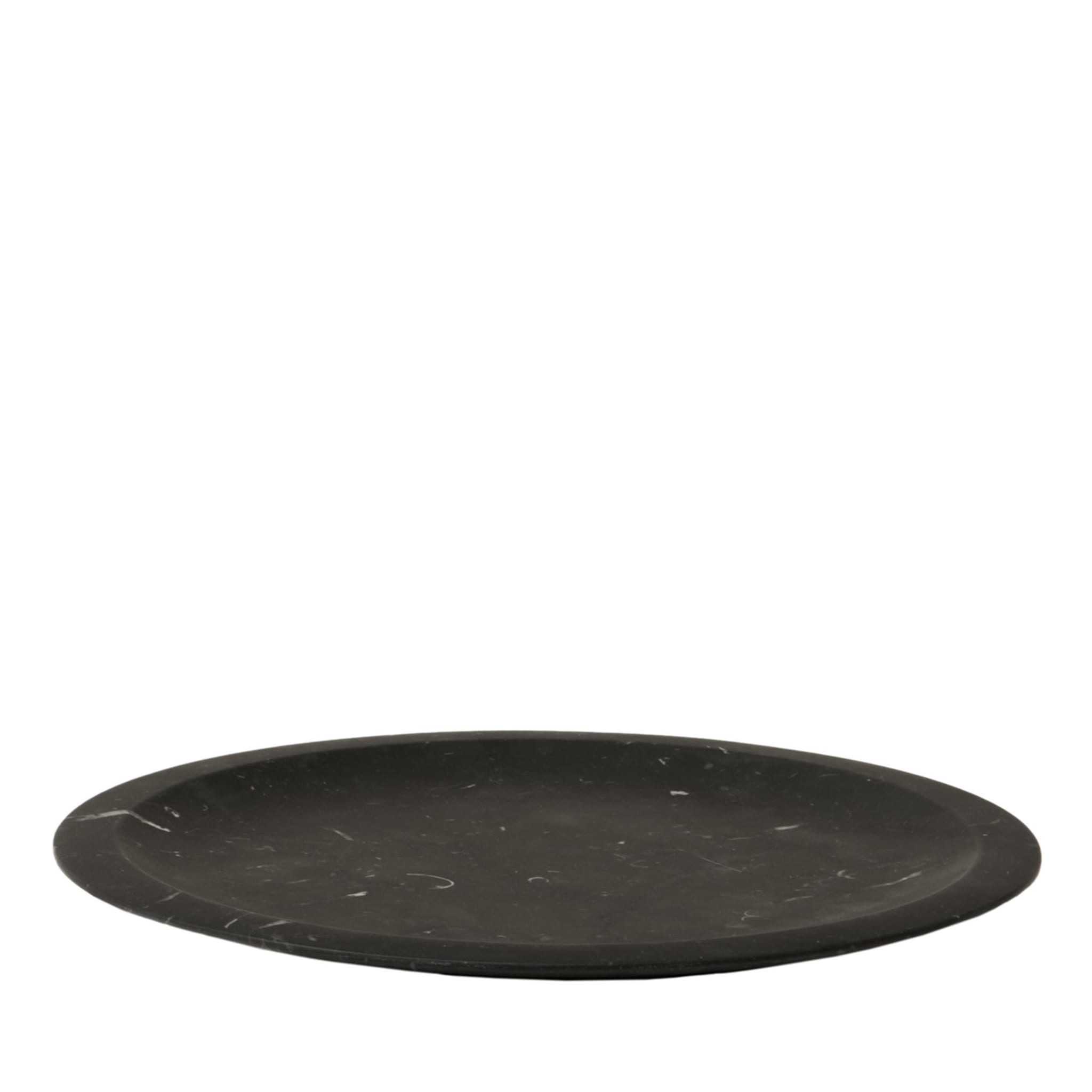 Black Marquina Dinner Plate by Ivan Colominas #1 - Main view