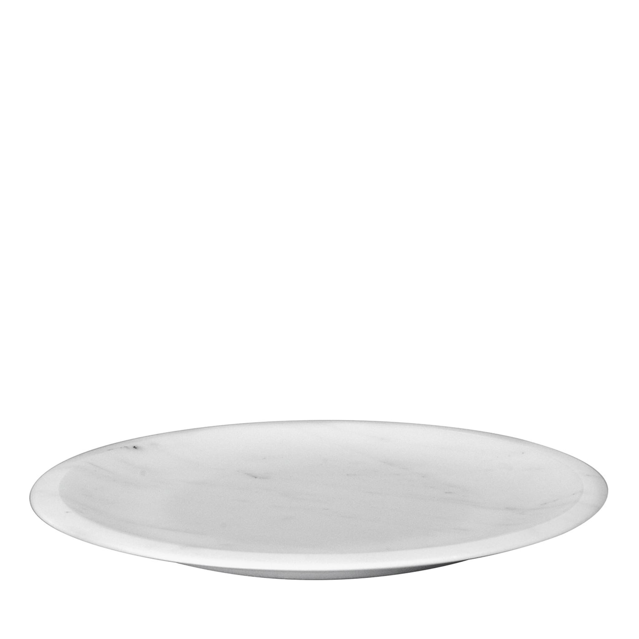 White Michelangelo Dinner Plate by Ivan Colominas - Main view