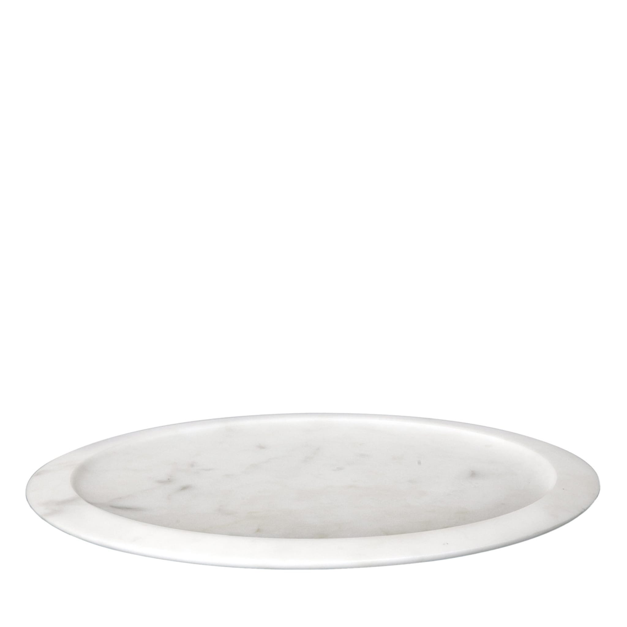 White Michelnagelo Dinner Plate by Ivan Colominas - Main view