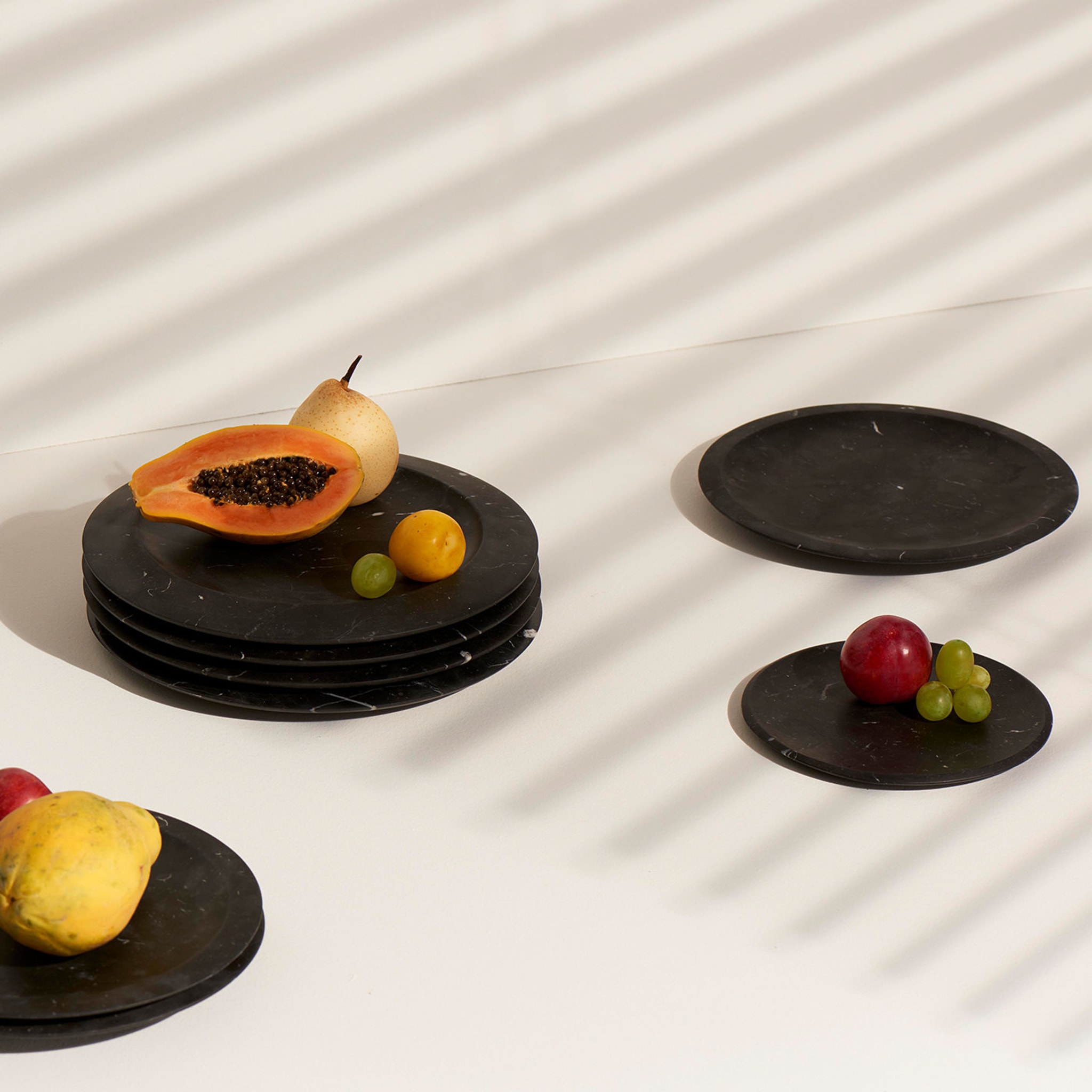Black Marquina Dinner Plate by Ivan Colominas #3 - Alternative view 4