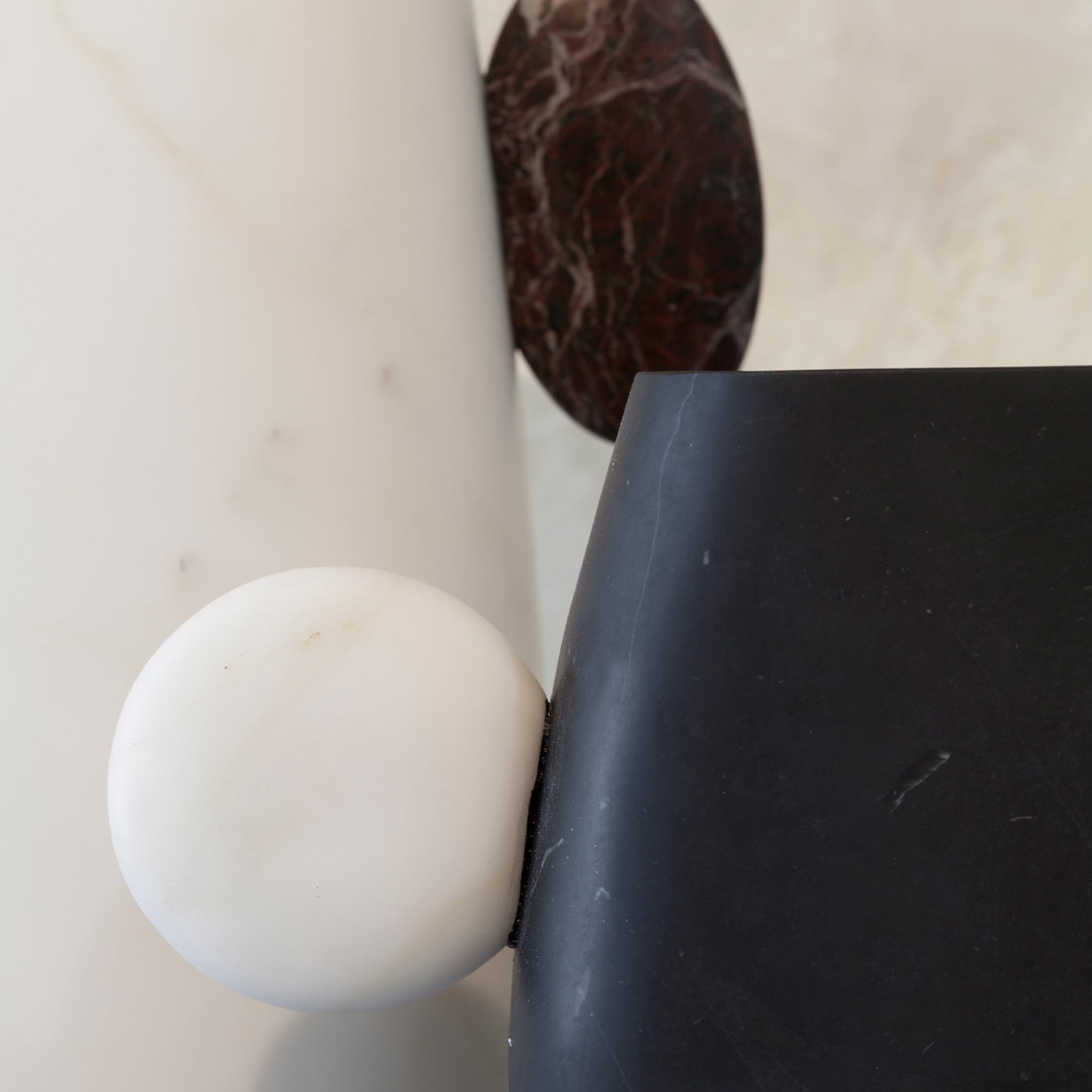 Tacca Black Marquina/White Michelangelo Vase by Matteo Cibic #2 - Alternative view 3