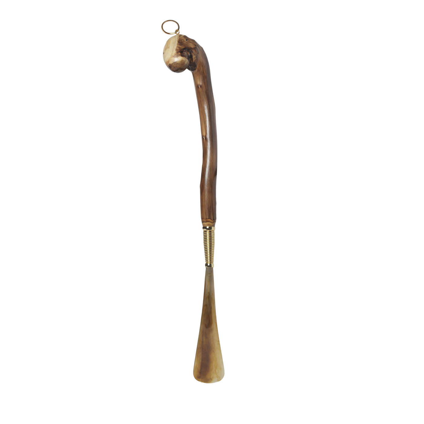 Shoehorn in Chestnut Wood with Root - Biancardi