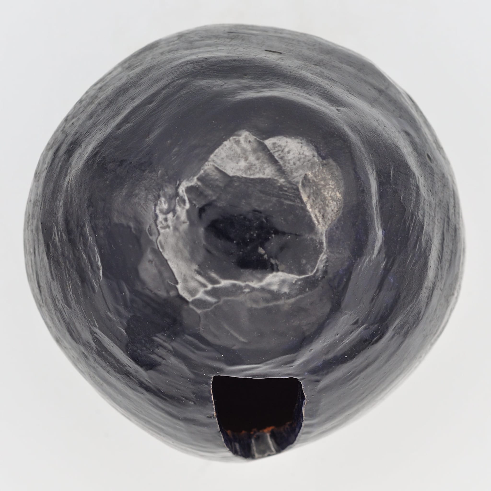 Trapezförmige schwarze Vase - Alternative Ansicht 3
