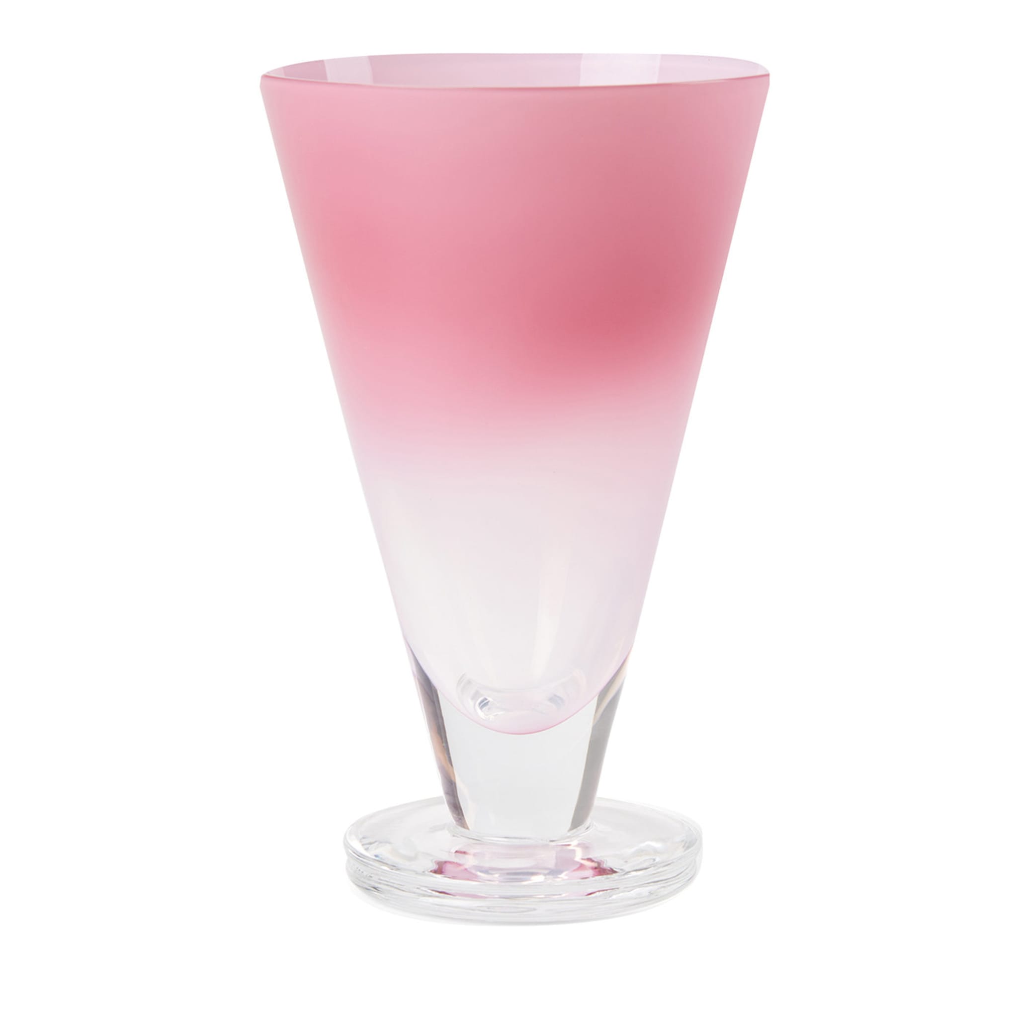 Set di 2 bicchieri a stelo rosa Aria - Vista principale