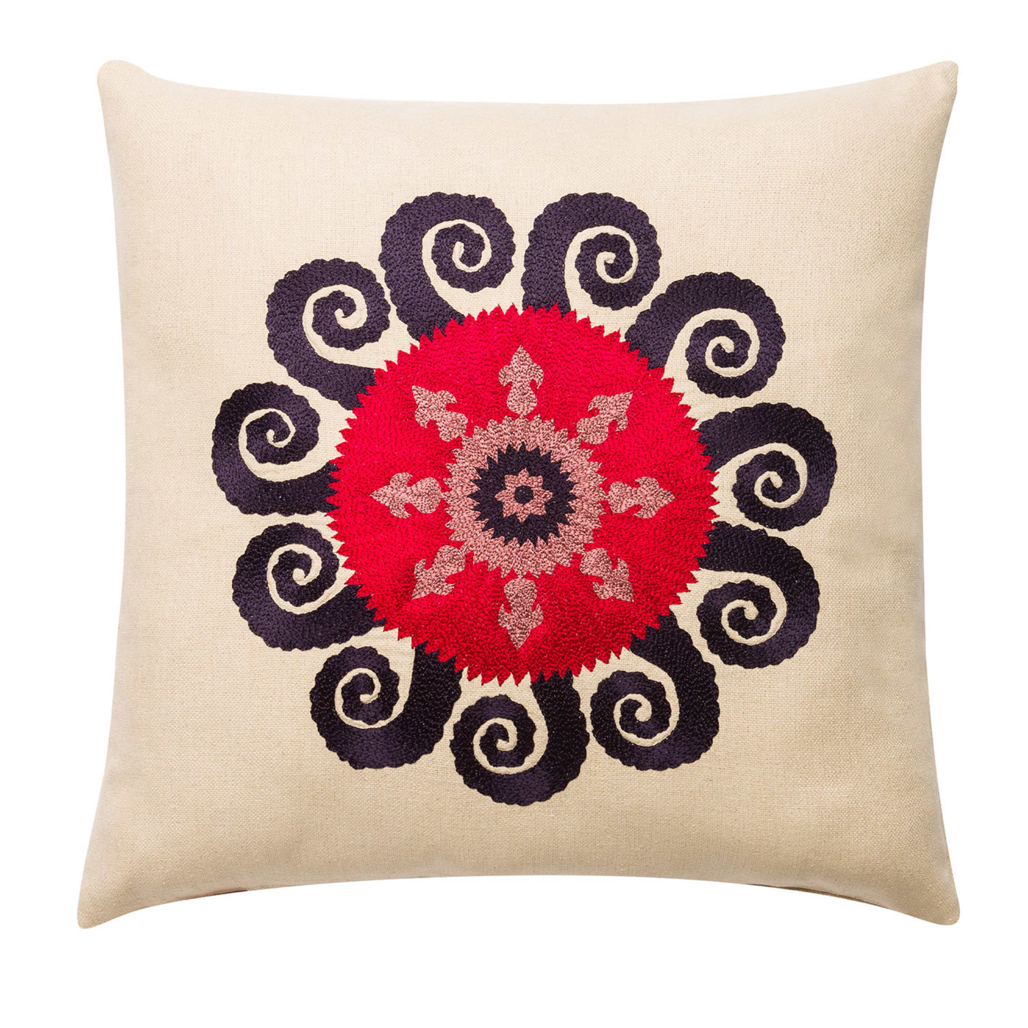 New Sun Square Red Pillowcase - Main view