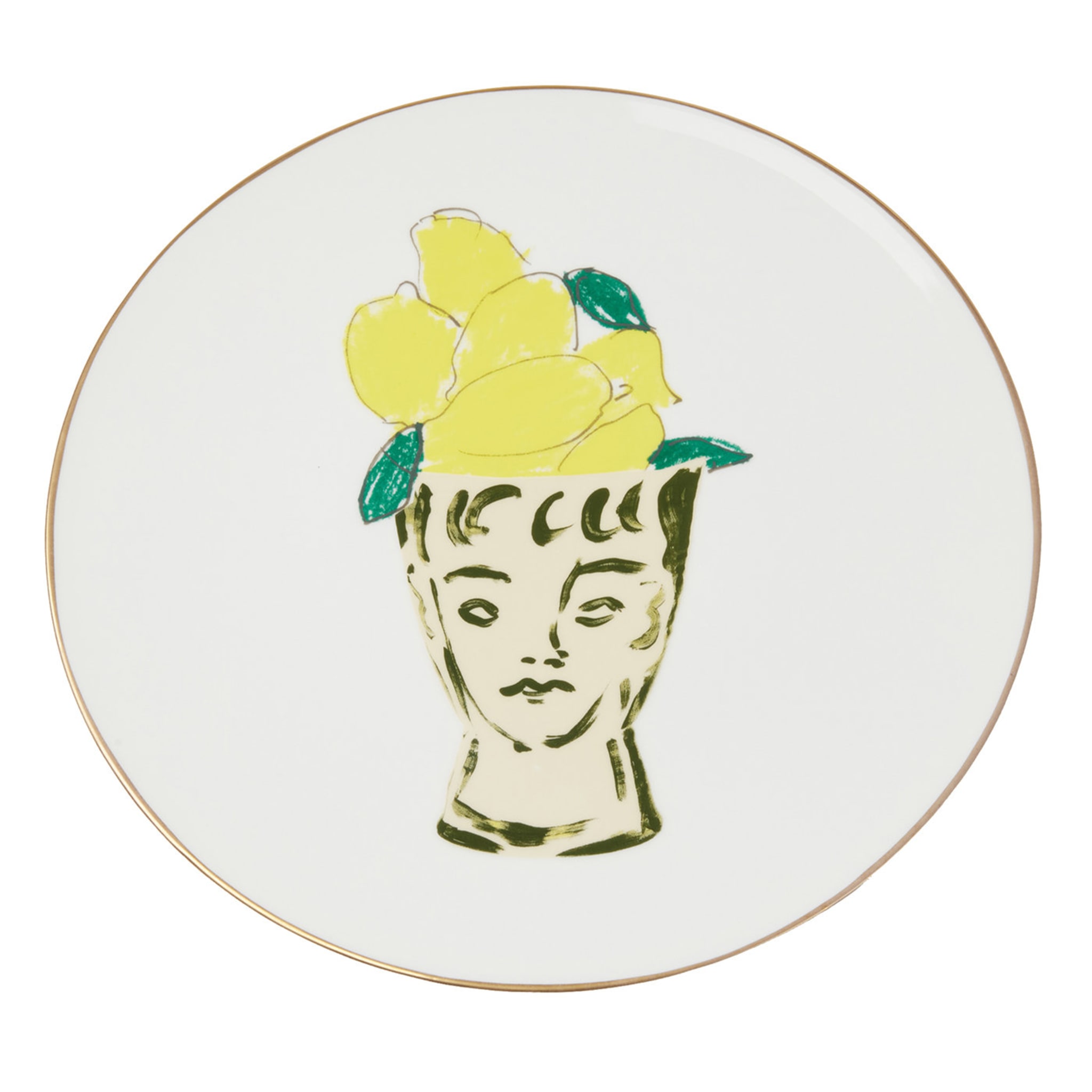 Lemon Vase Charger Plate by Luke Edward Hall - Main view