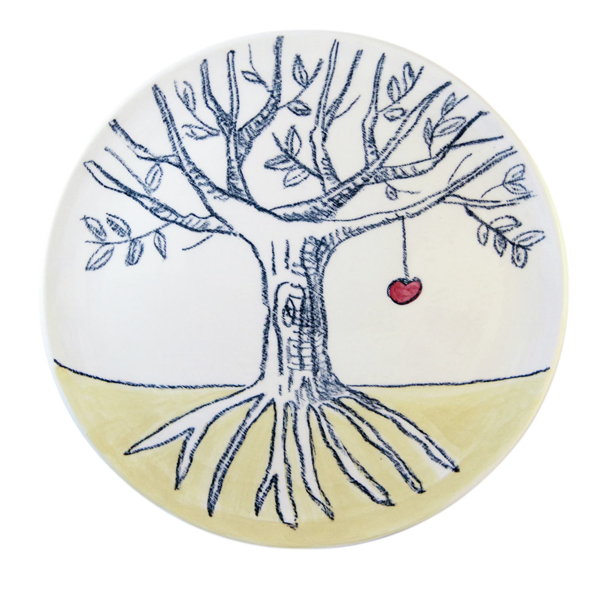 Tree and Roots Decorative Plate - Main view