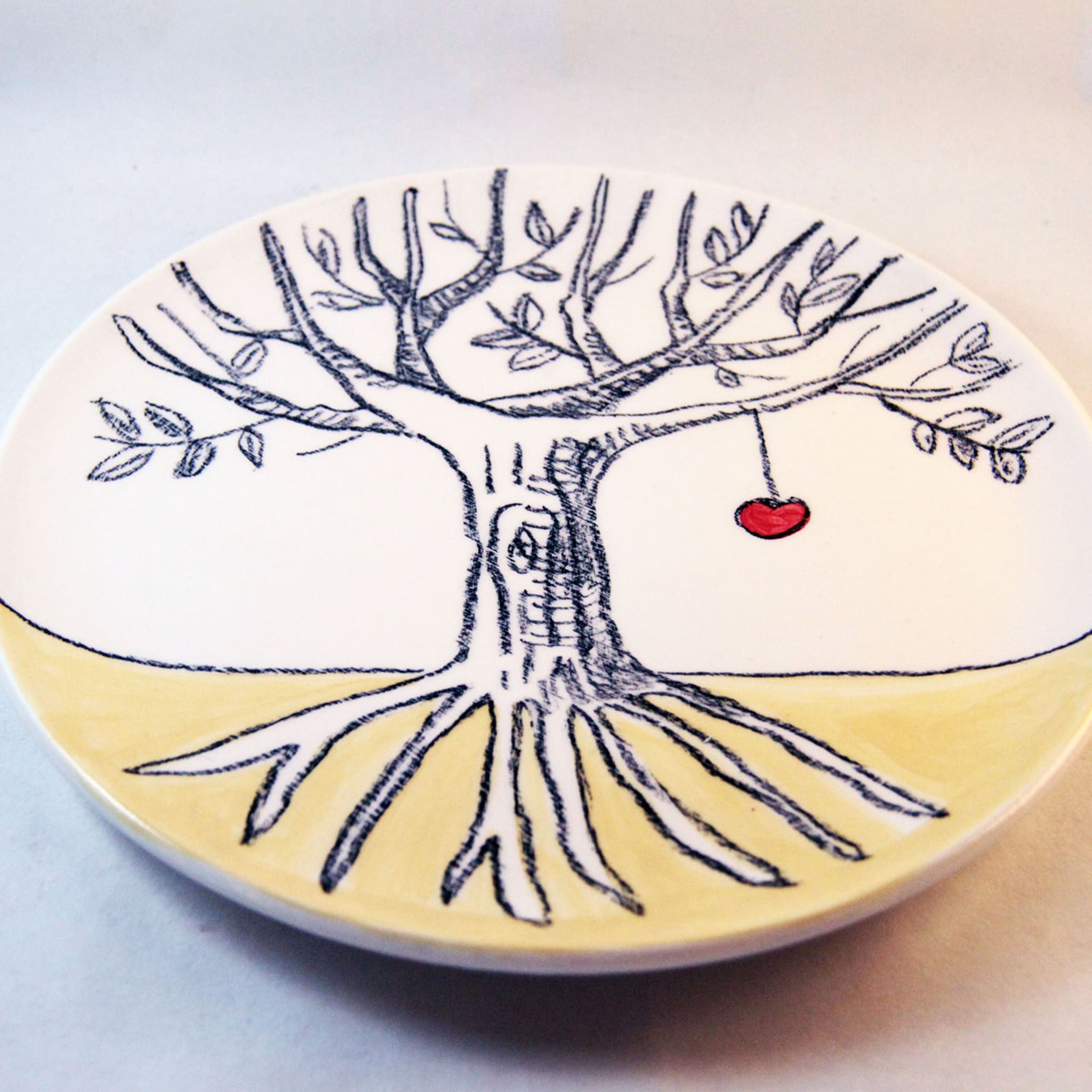 Tree and Roots Decorative Plate - Alternative view 2