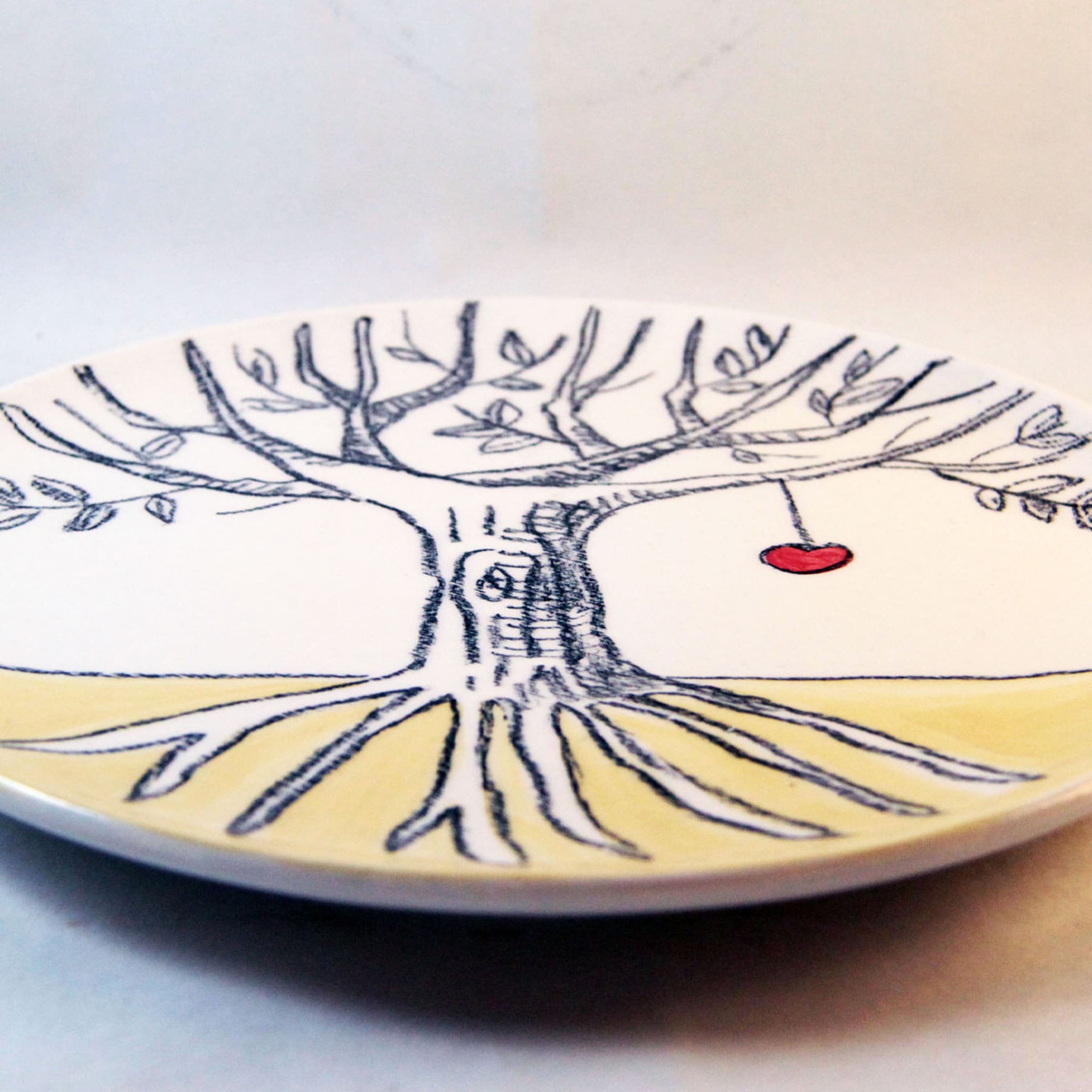 Tree and Roots Decorative Plate - Alternative view 3